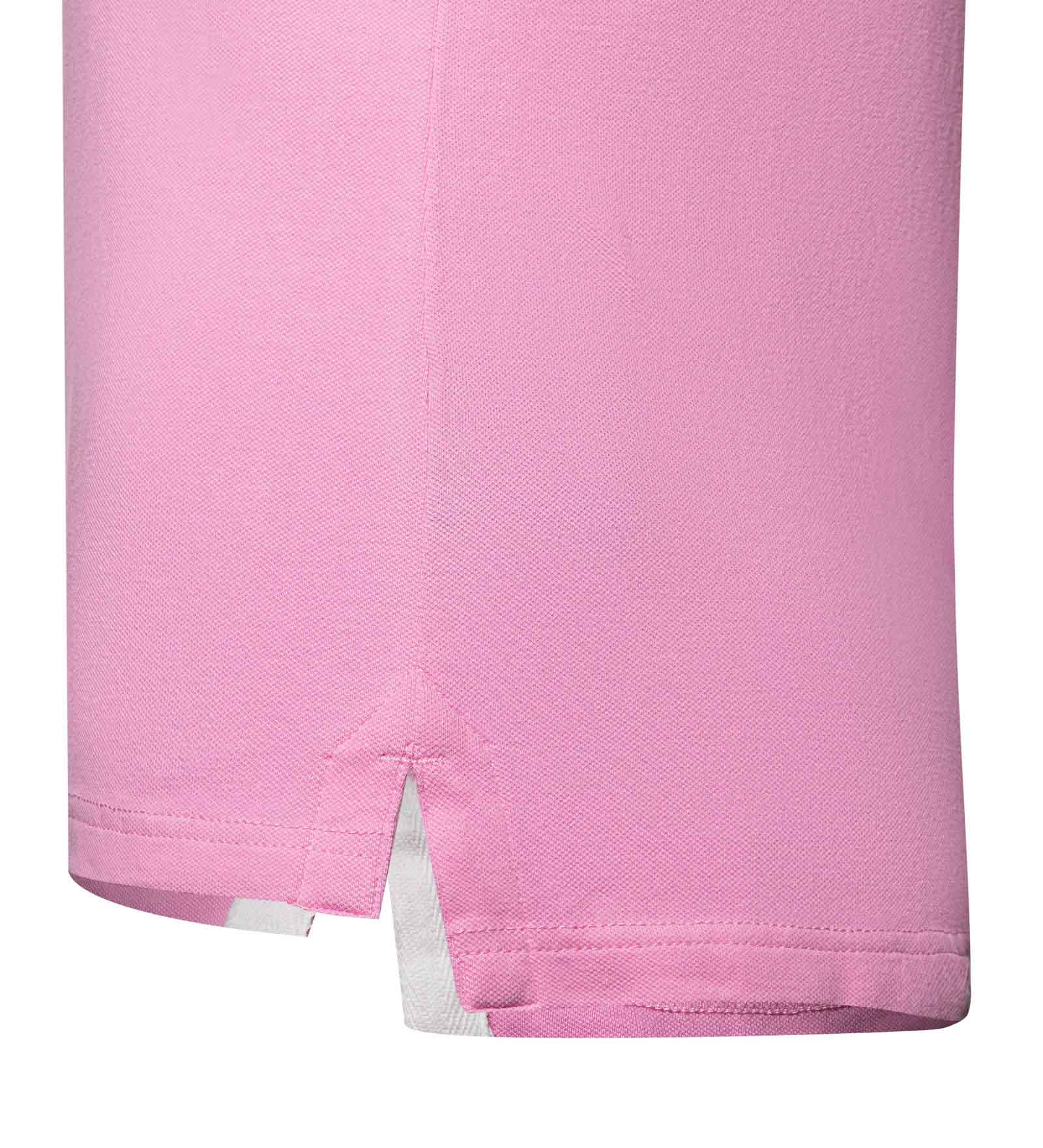 Stretch Polo Shirt Pink for Women 