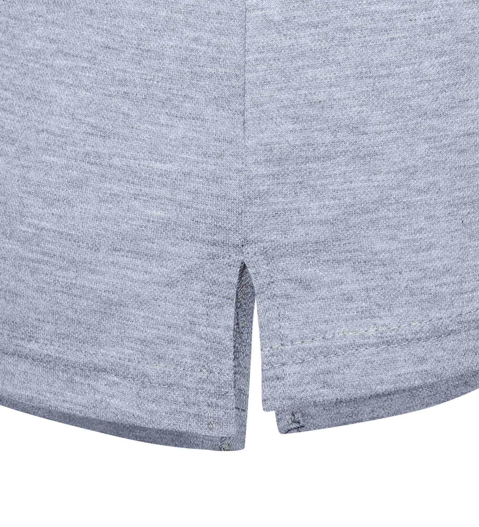 Cotton Polo Shirt Grey for Women 