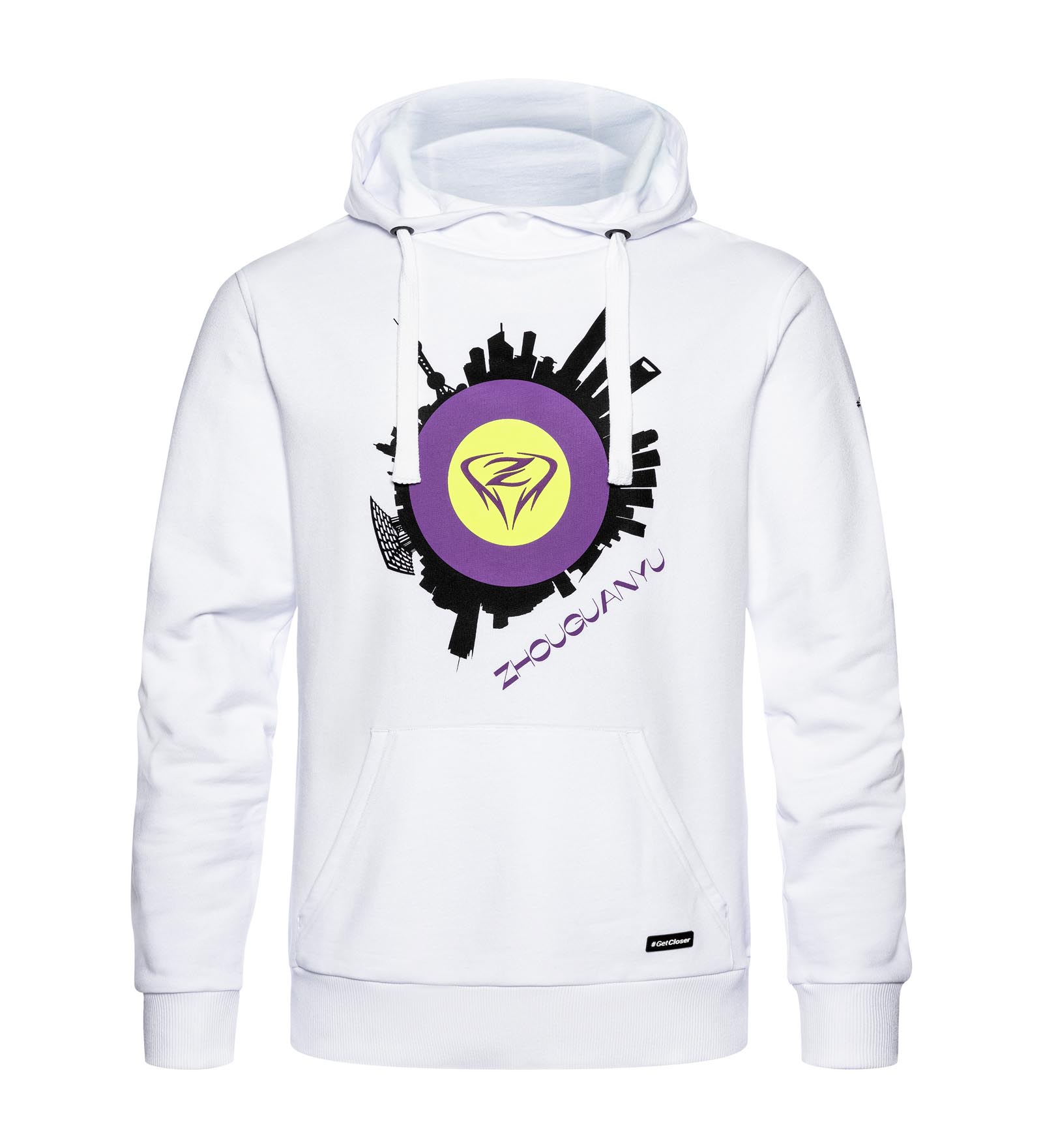 Hoodie Wit voor Heren en Dames 