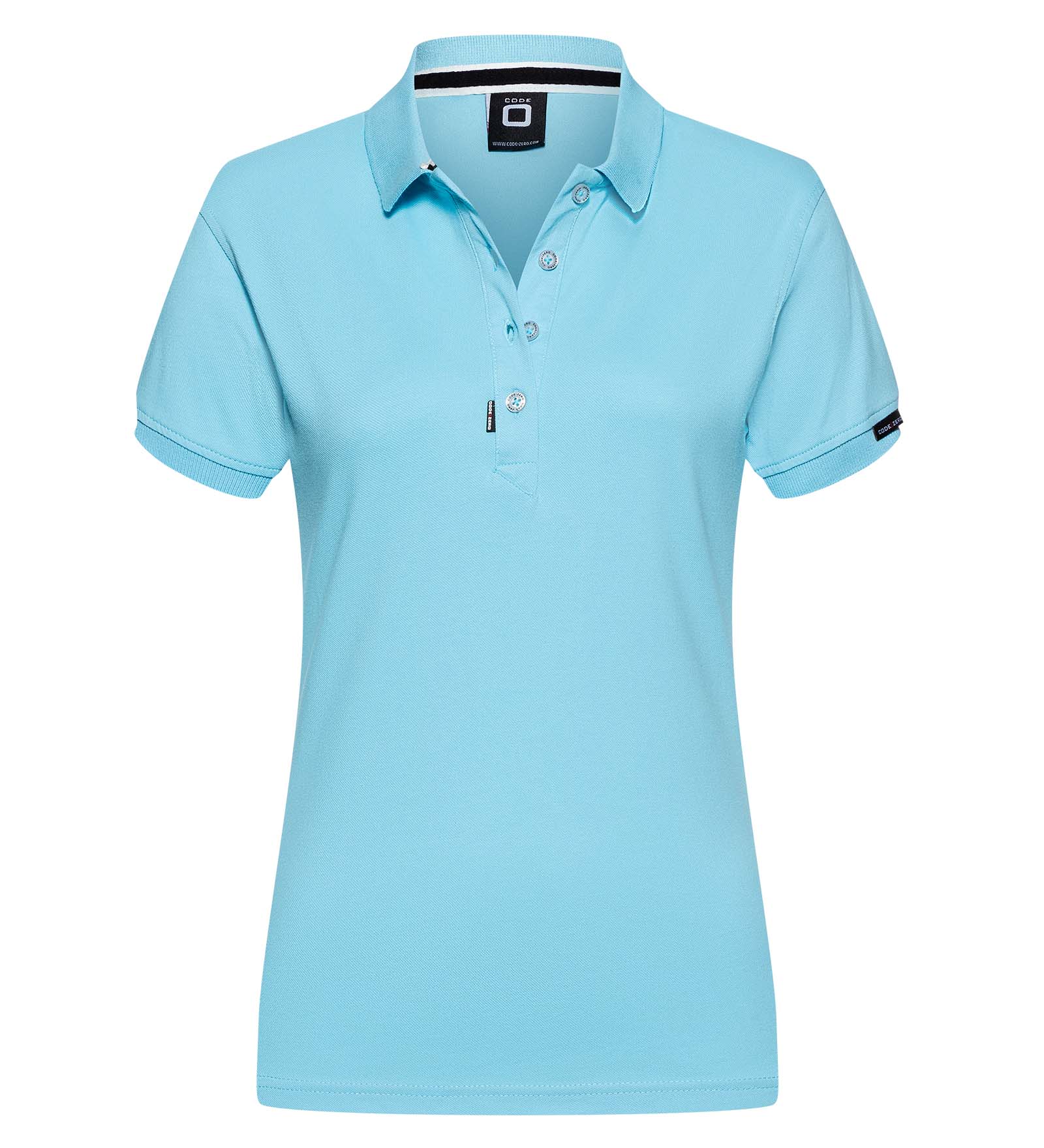 Katoenen polo Blauw voor Dames 