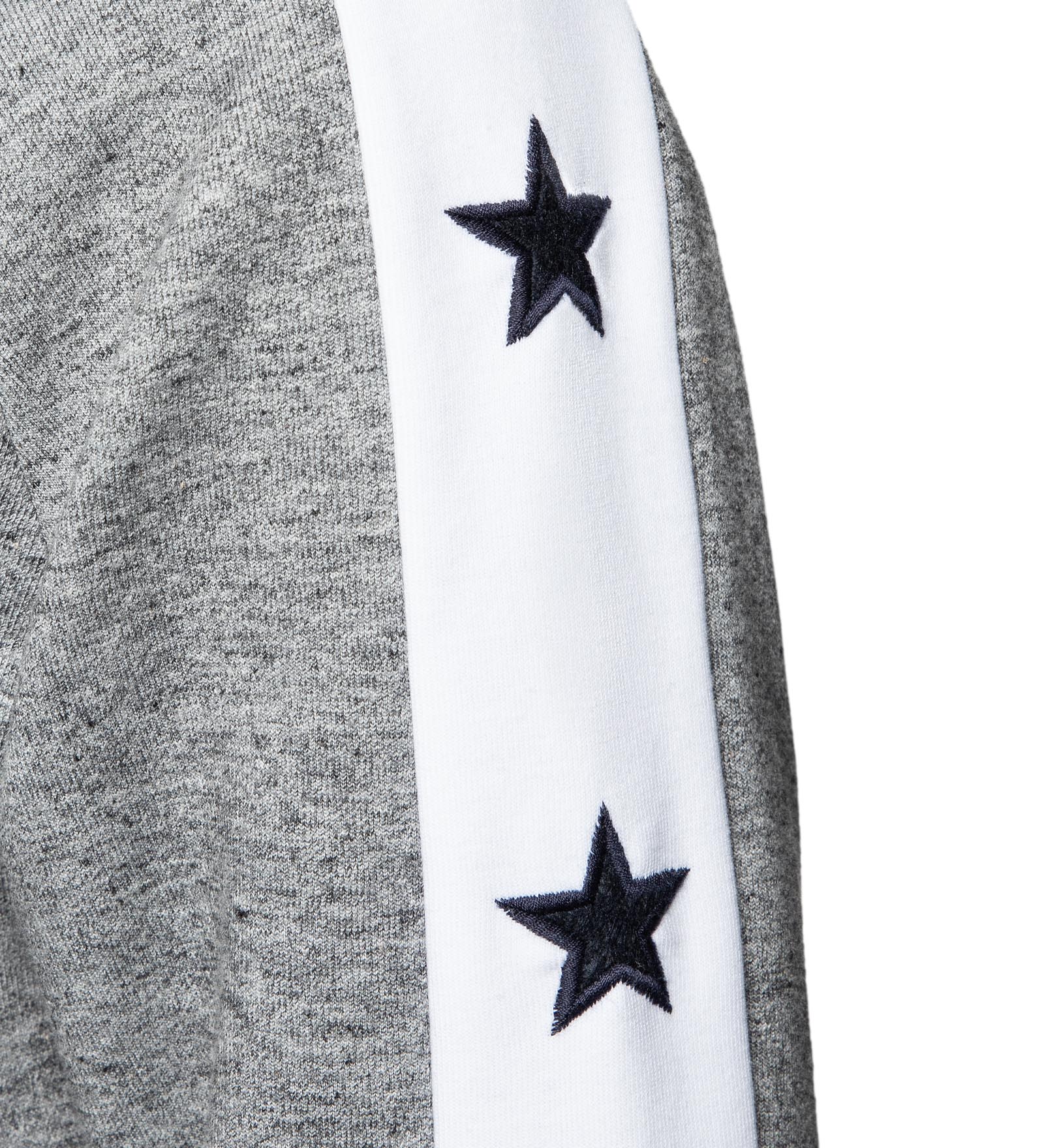 CODE-ZERO Zip-Up Hoodie Women Stars Grey M