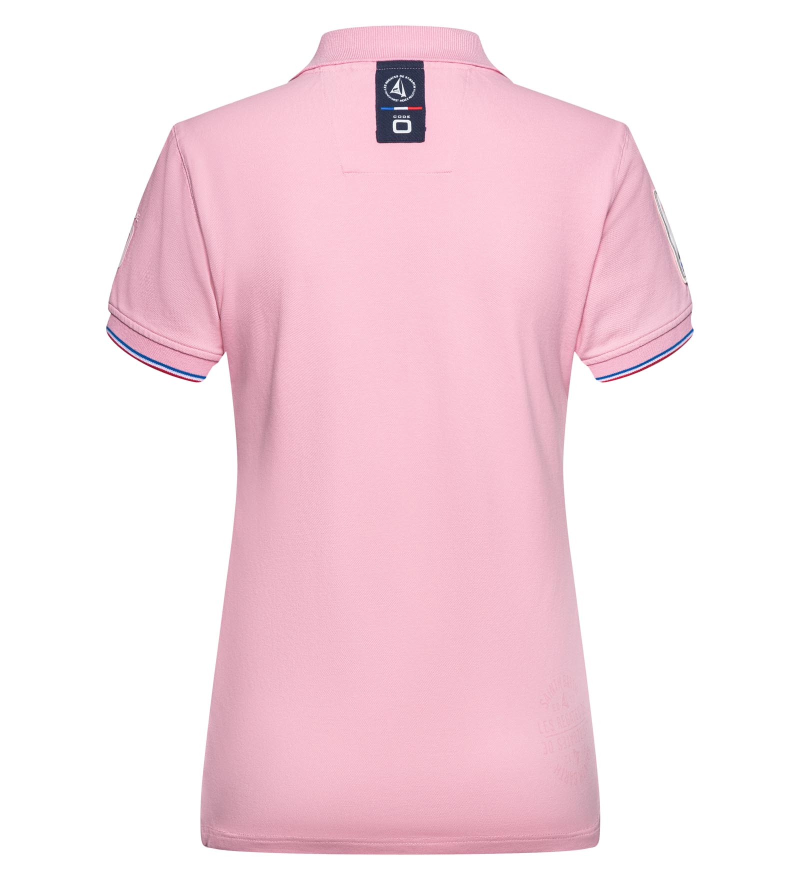Stretch Polo Shirt Pink for Women 