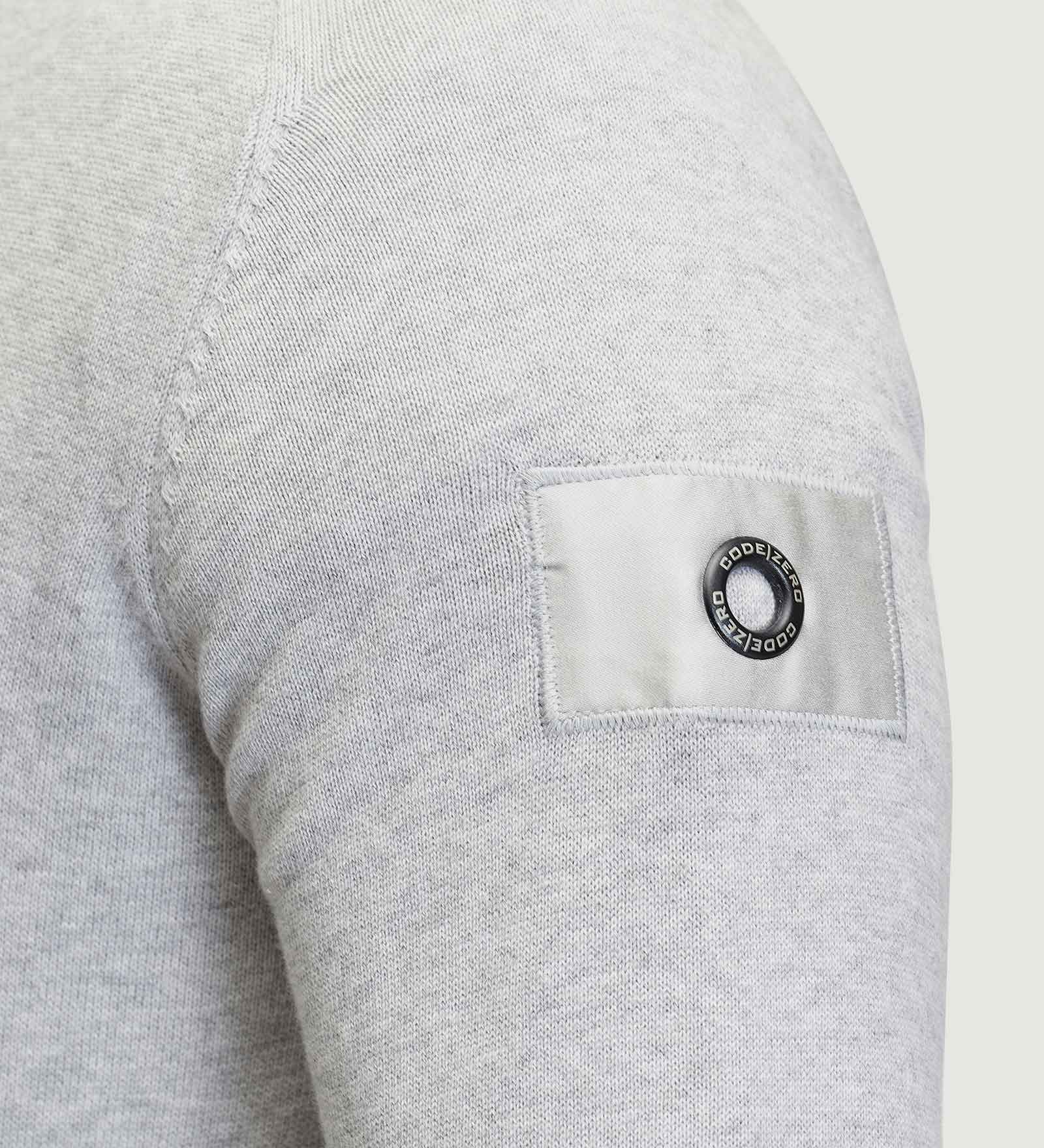 Pull zippé Gris pour Hommes 