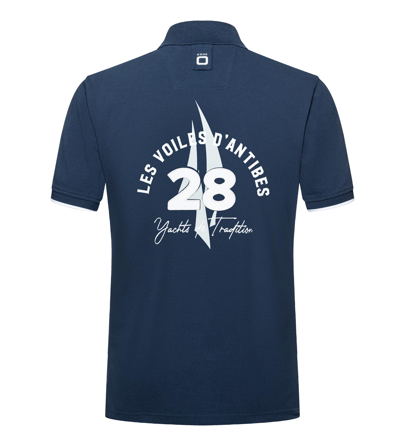 Baumwollpolo Navy für Herren