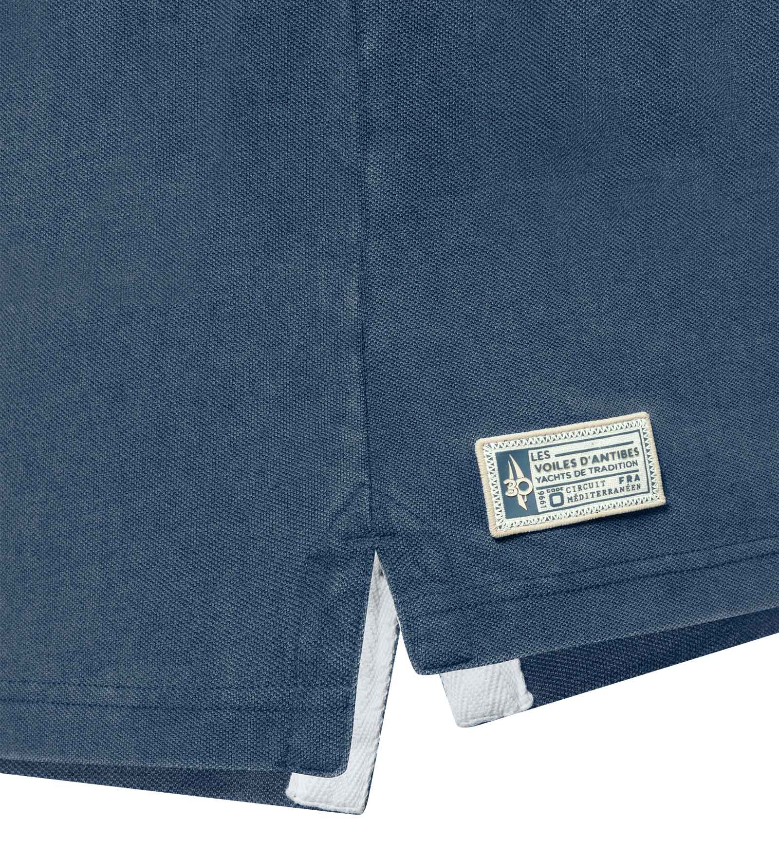 Baumwollpolo Navy für Herren 