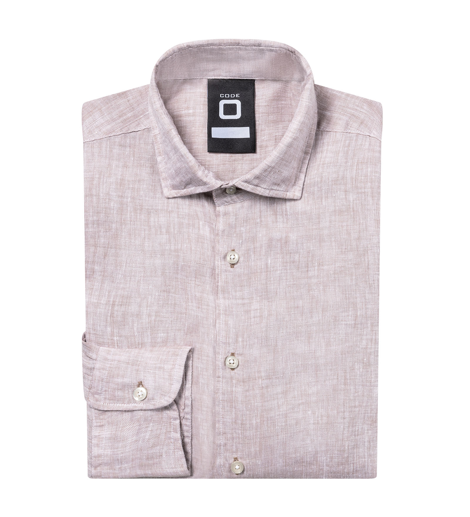 Camicia di lino Beige da Uomo Camicia di lino Beige da Uomo