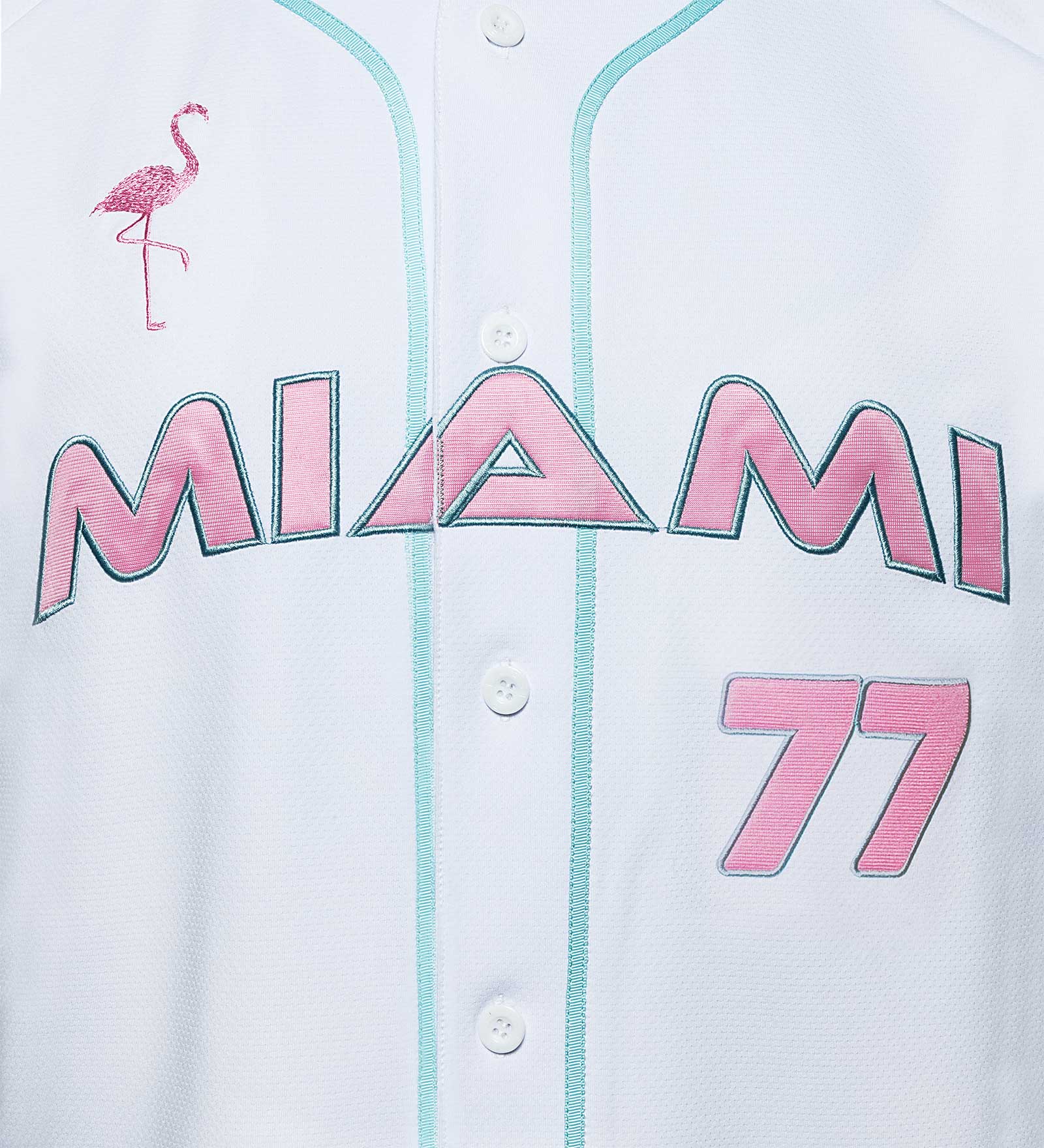 Maglia da baseball Bianco da Uomo 