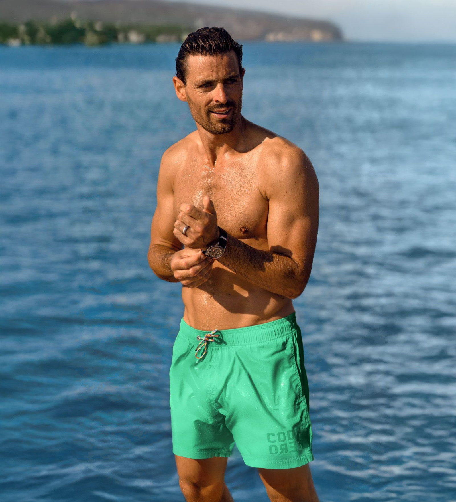 Swim Shorts Grün für Herren Swim Shorts Grün für Herren