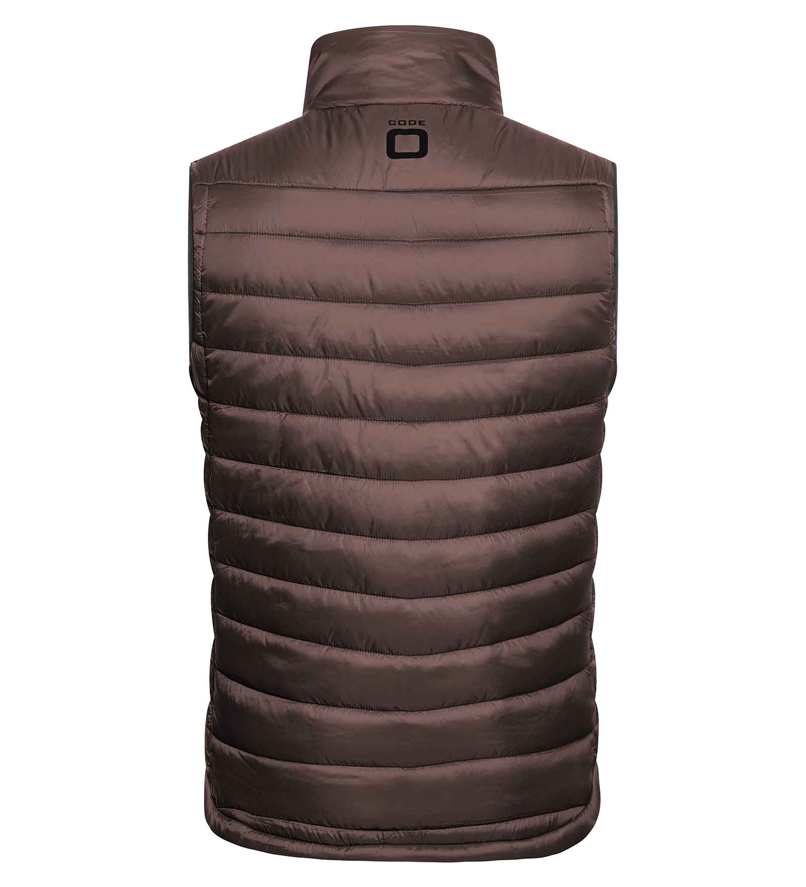 Gilet trapuntato Marrone da Uomo 