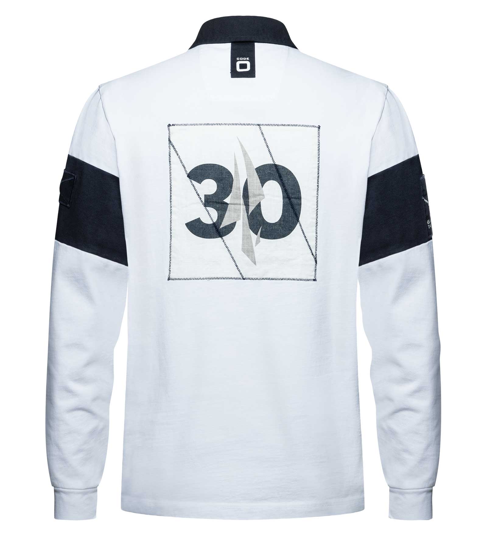 Rugby polo Wit voor Heren 