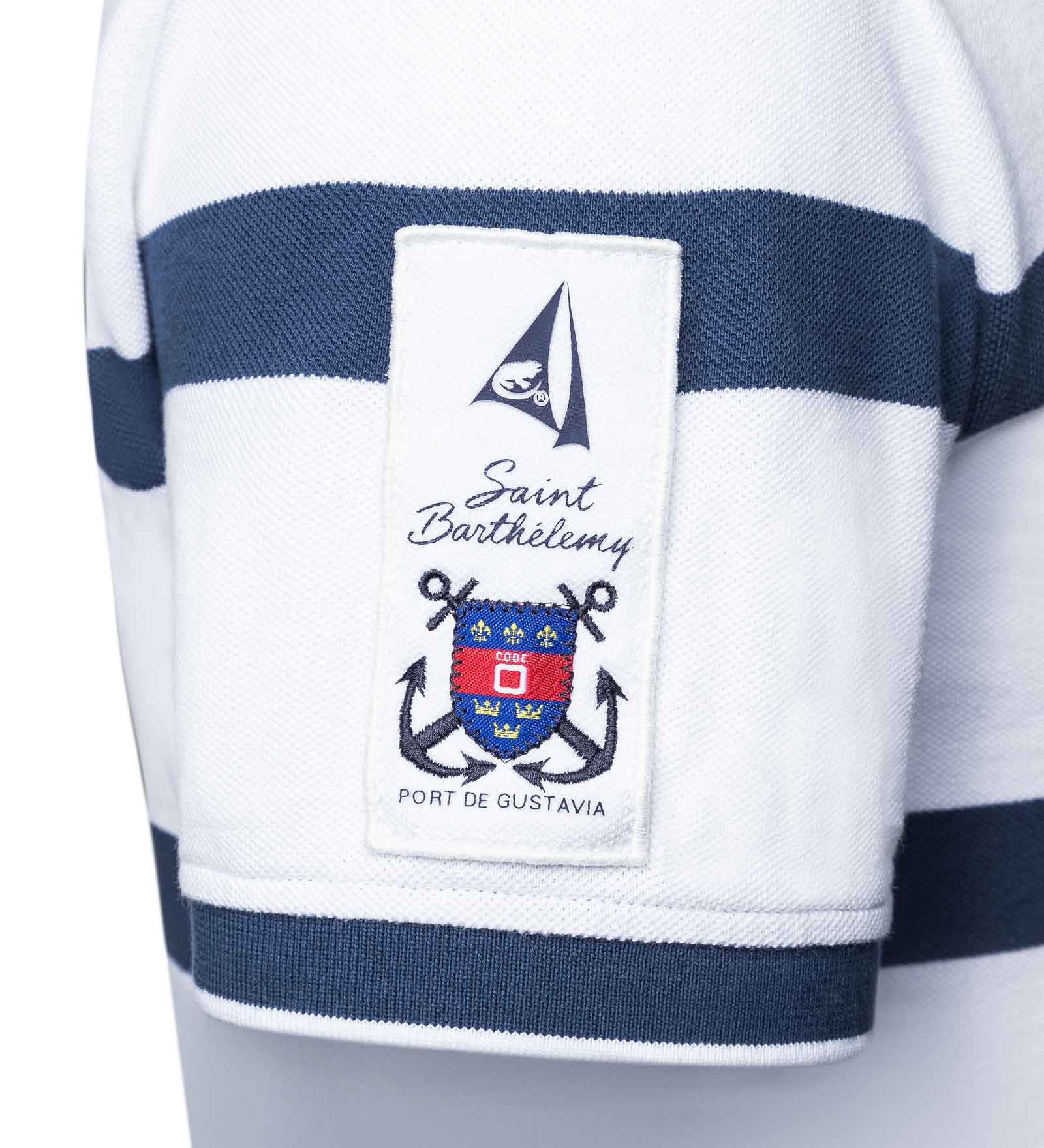 Polo Heren Port de Gustavia St. Barth Polo Shirt white