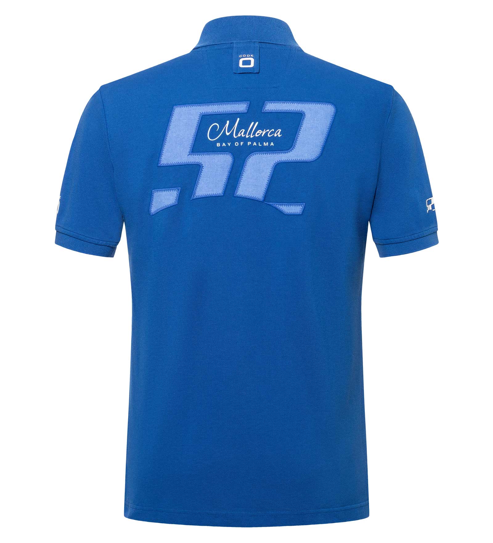 Polo in puro cotone Blu da Uomo 