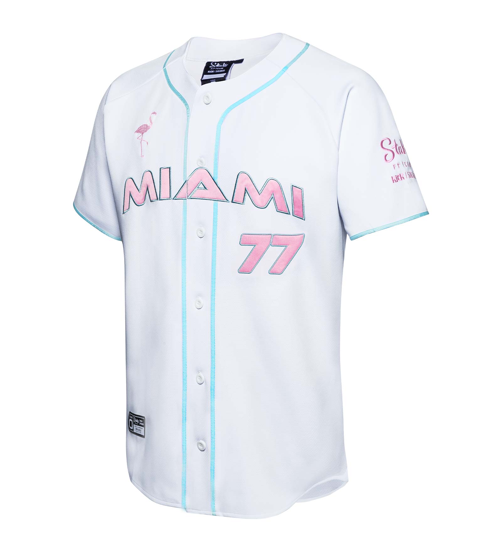 Chemise de baseball Blanc pour Hommes 