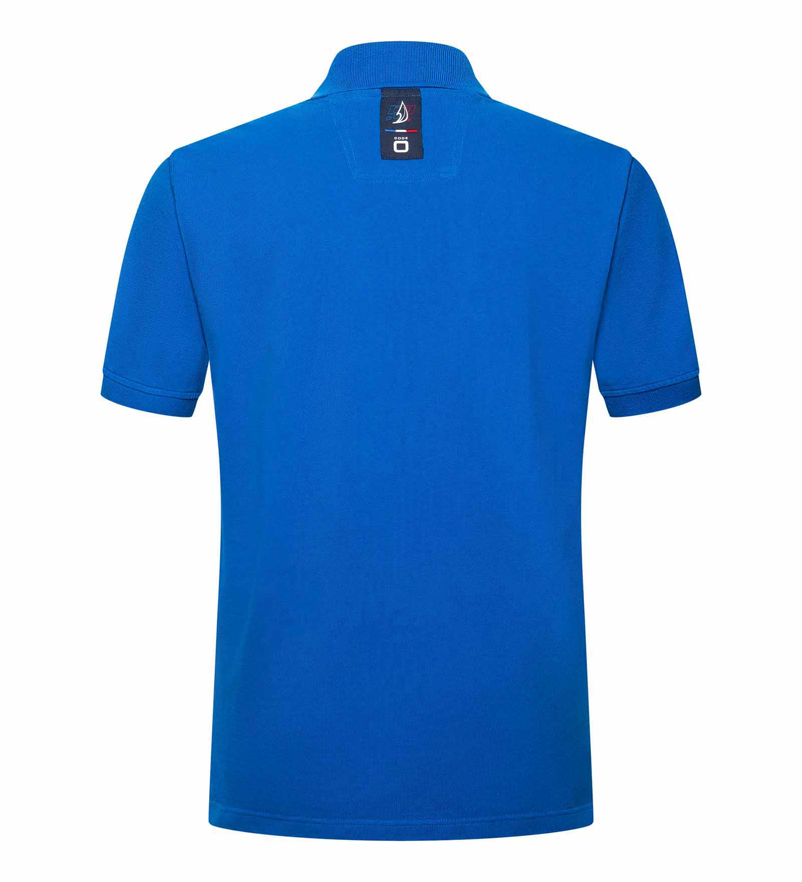 Cotton Polo Shirt Blue for Men 