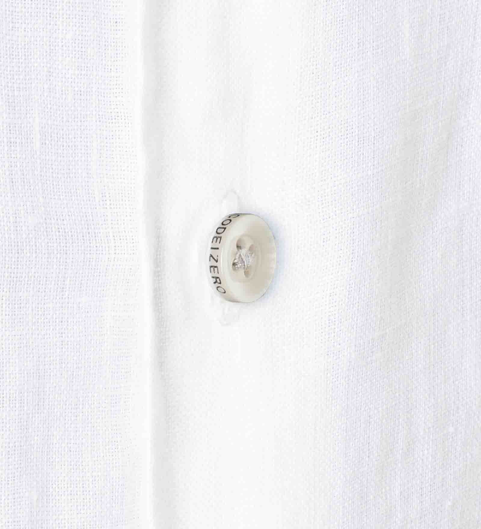 Linen Shirt White for Men 