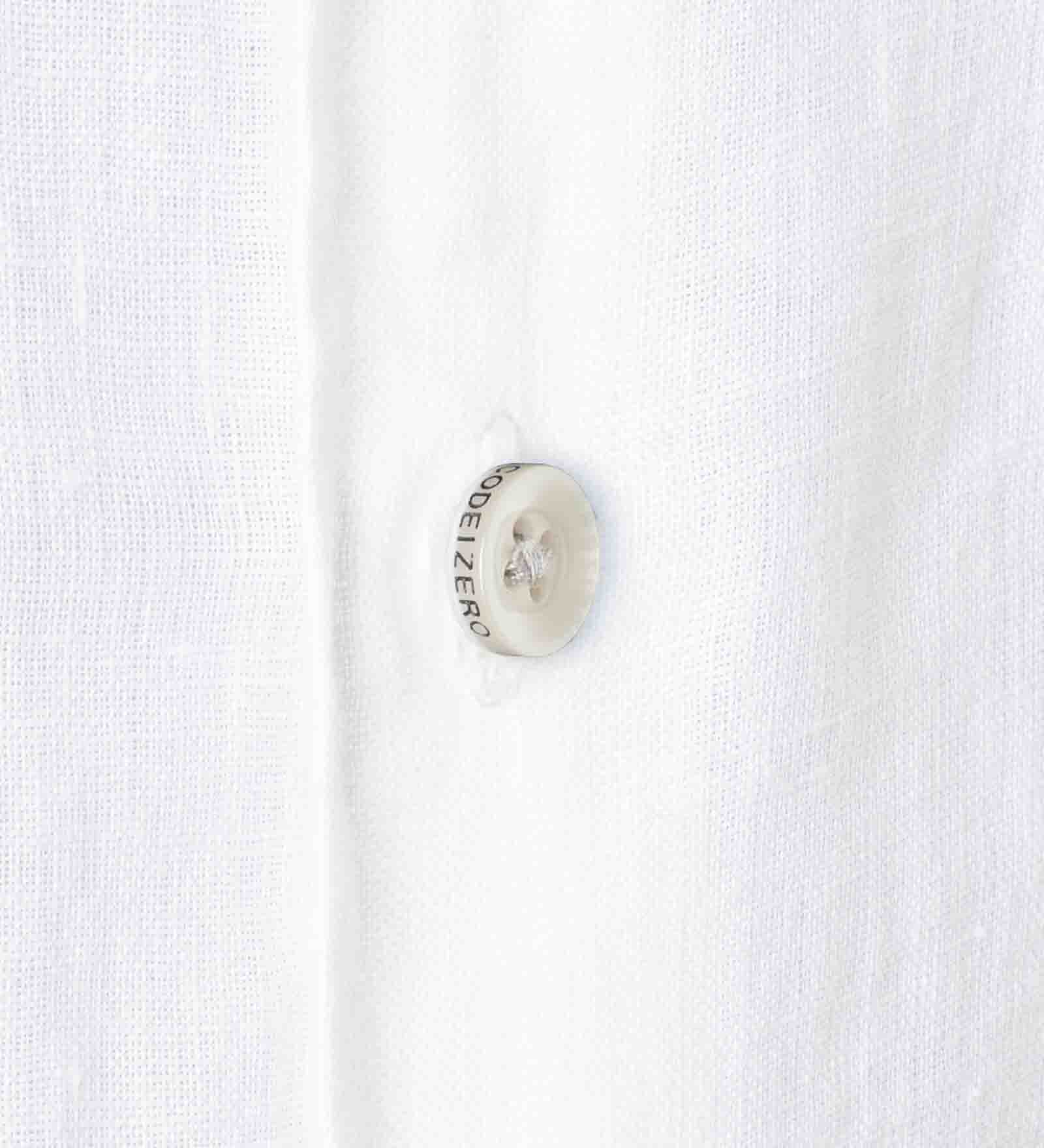 Camicia di lino Bianco da Uomo Camicia di lino Bianco da Uomo