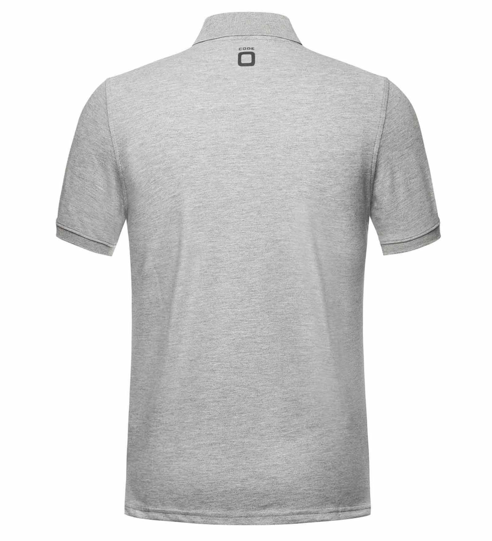 Cotton Polo Shirt Grey for Men 