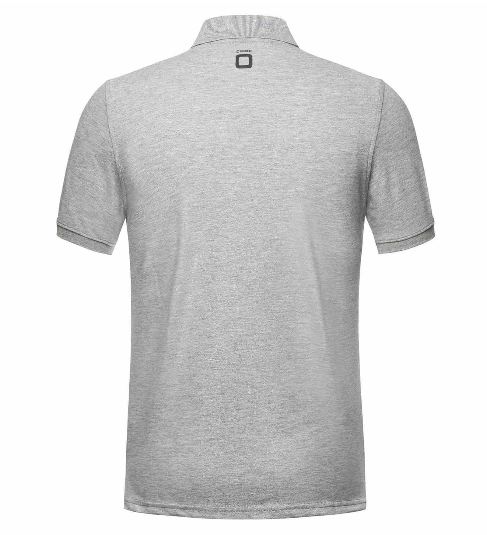 Polo de algodón Gris para Hombre 