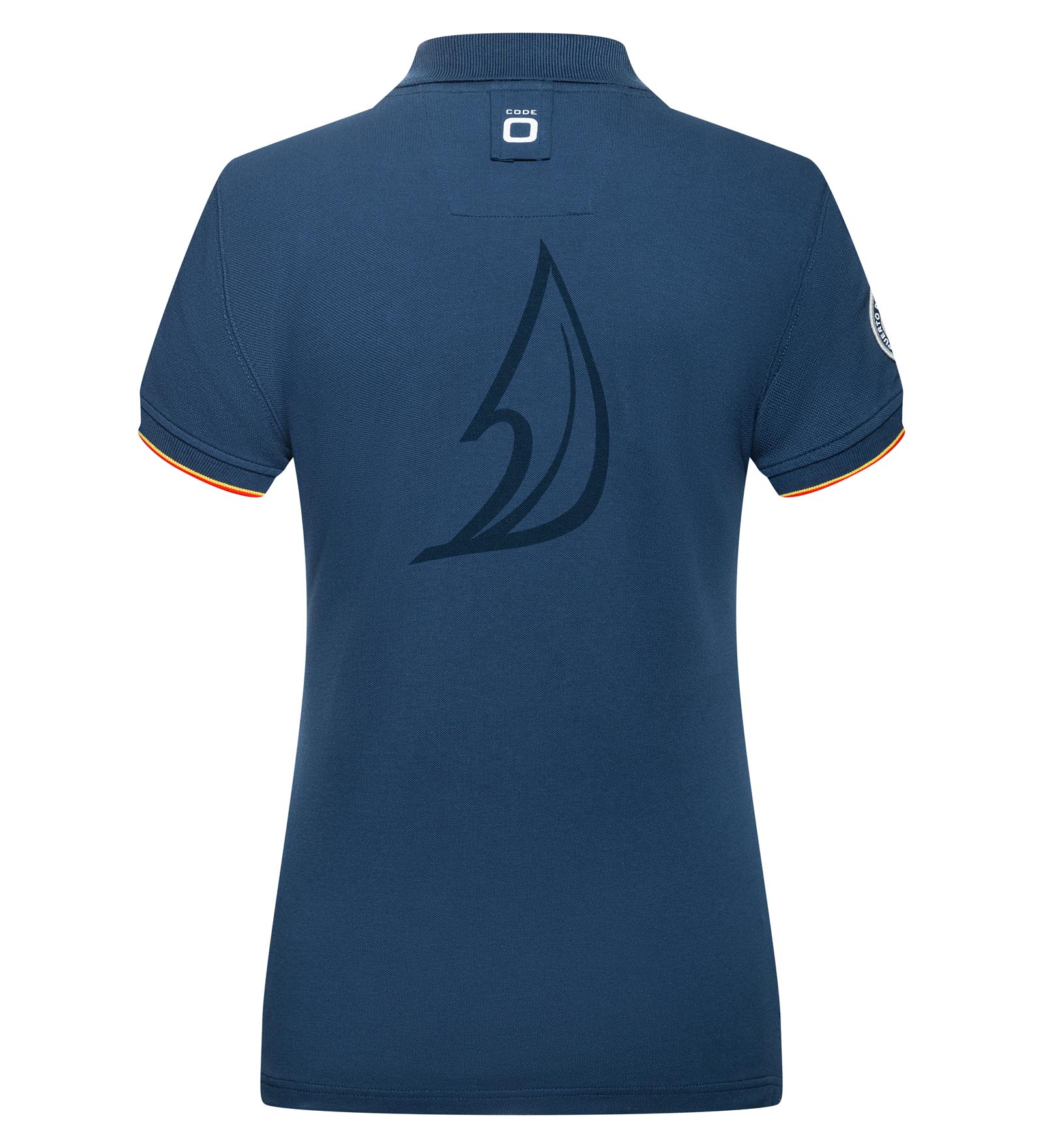 Stretchpolo Navy für Damen 