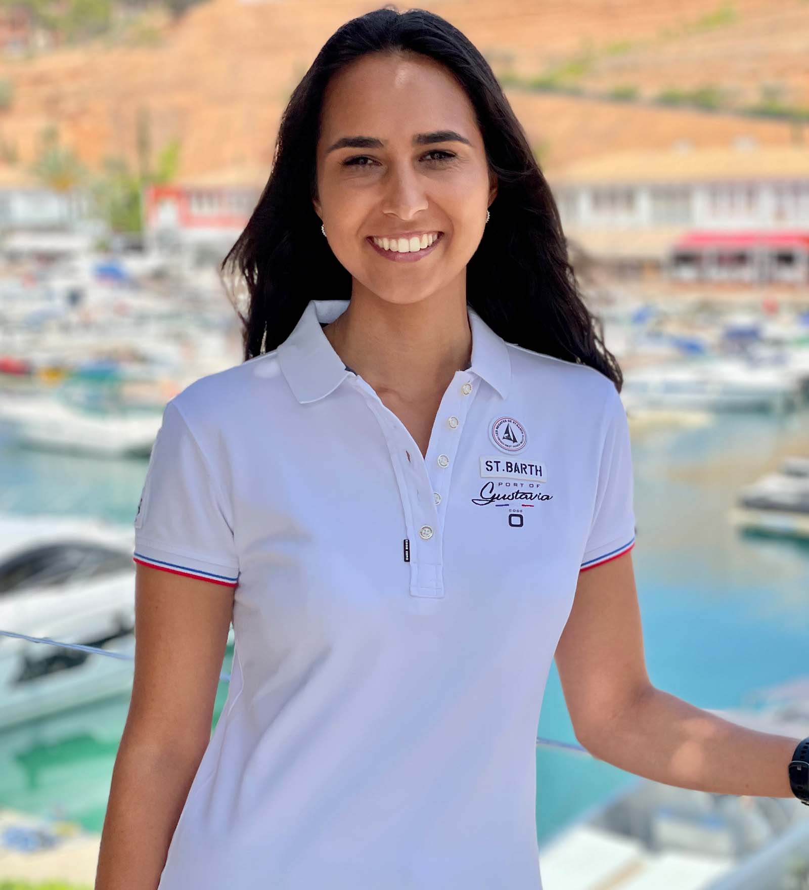 Polo Shirt Women Port de Gustavia