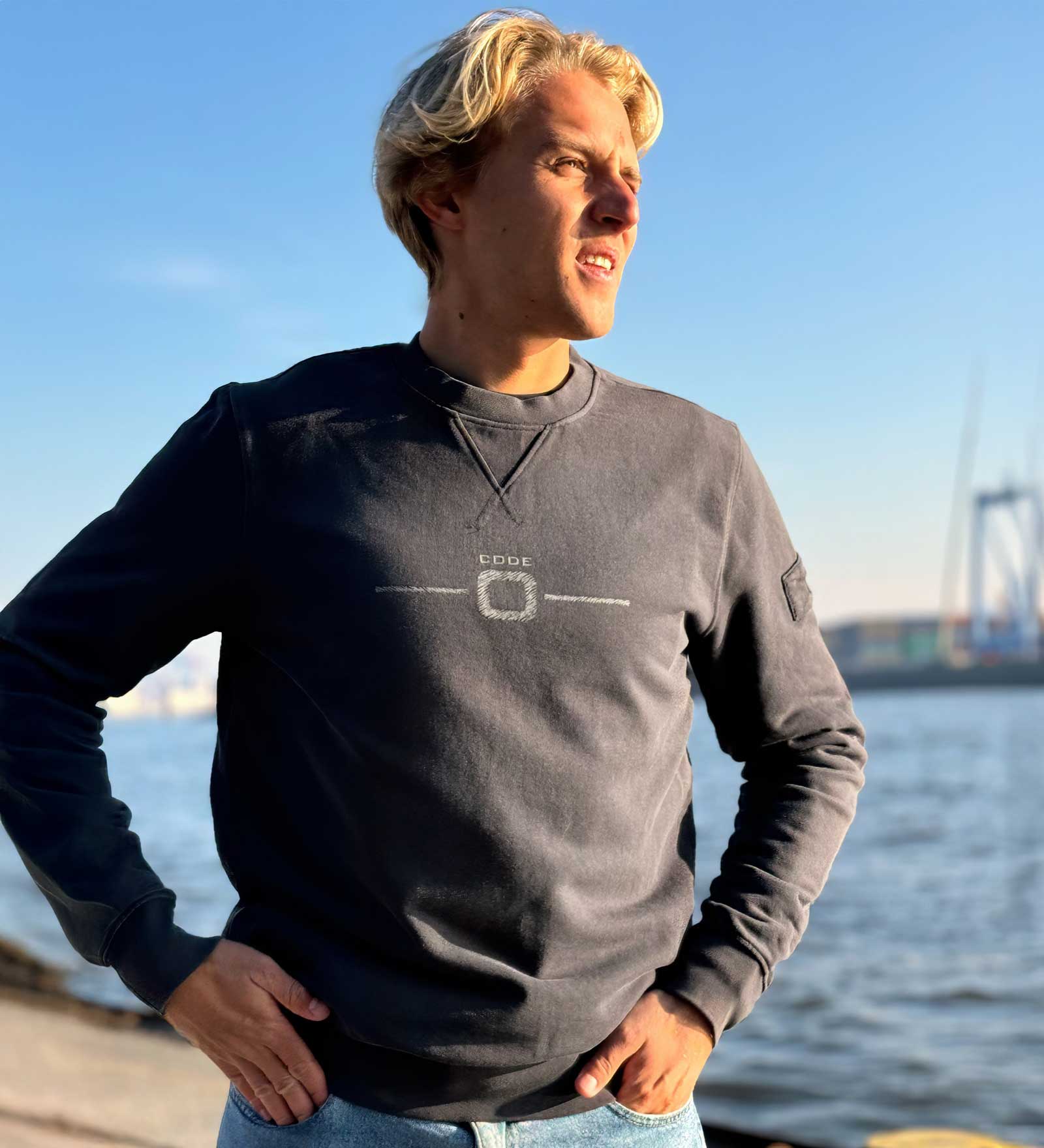 Felpa Grigio da Uomo 