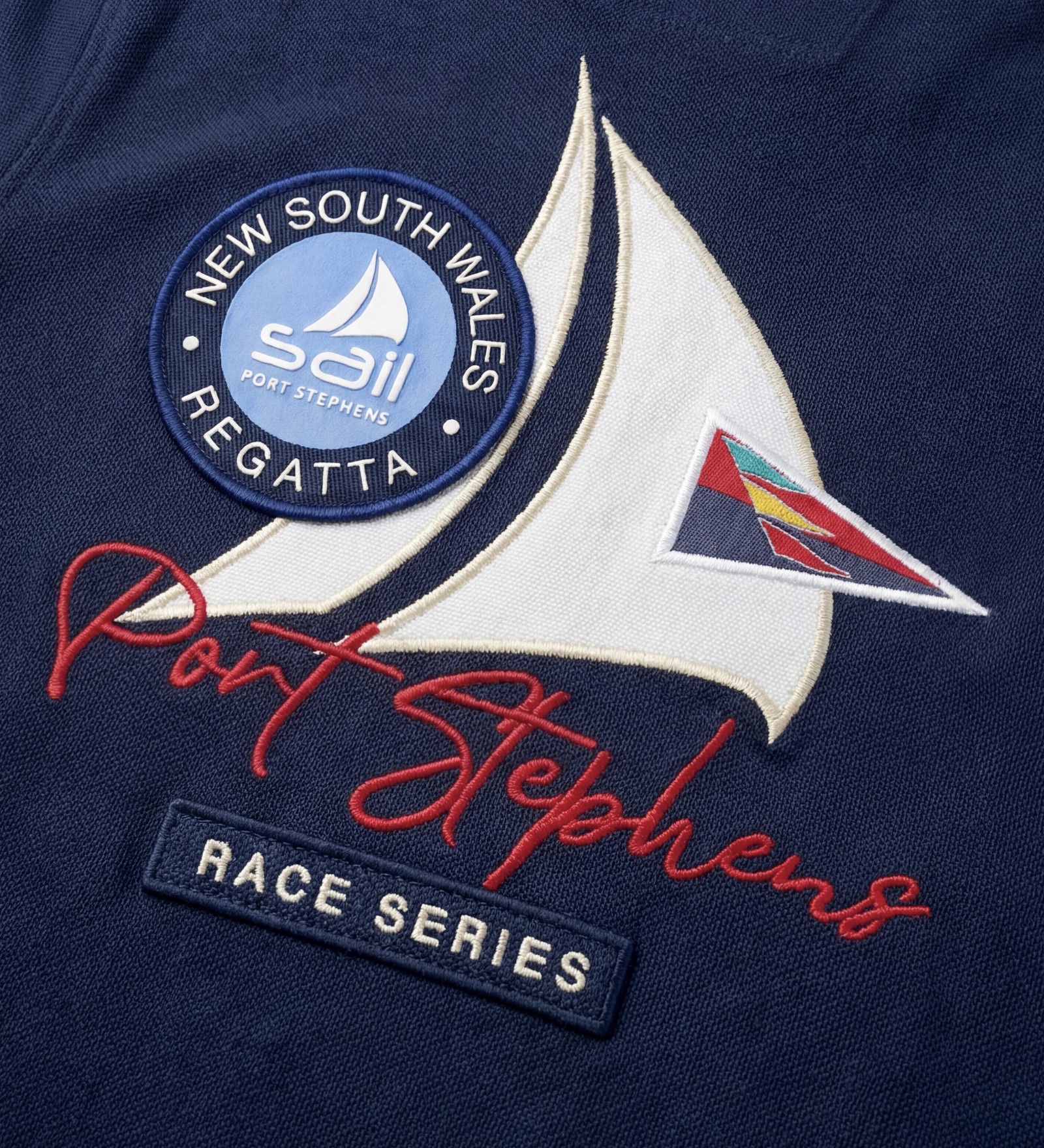 Baumwollpolo Navy für Herren