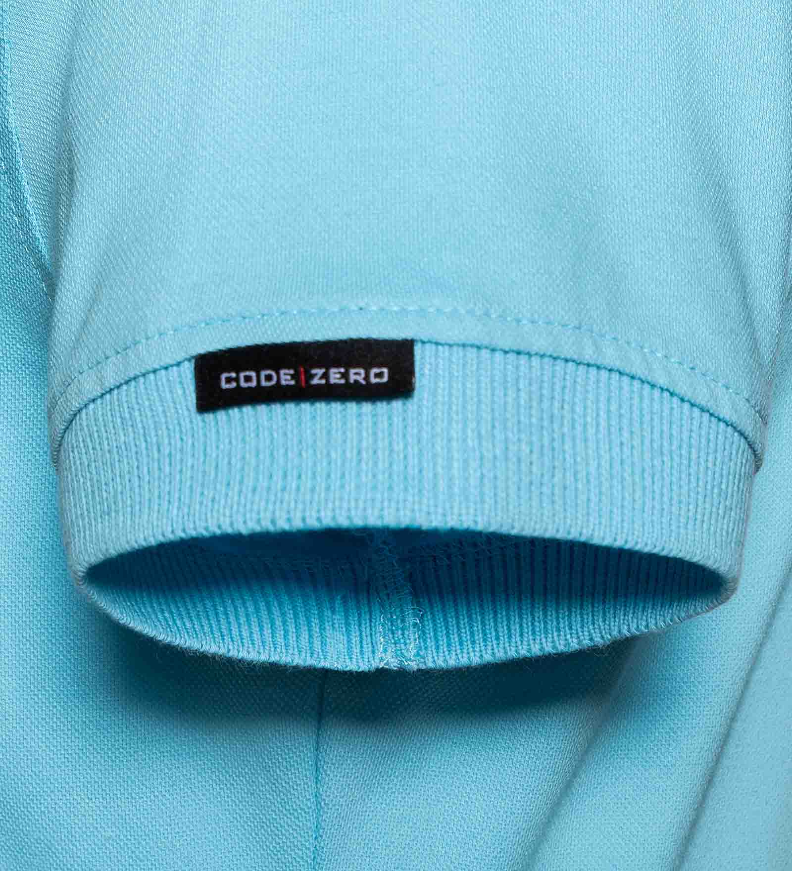 Polo coton Bleu pour Femmes 