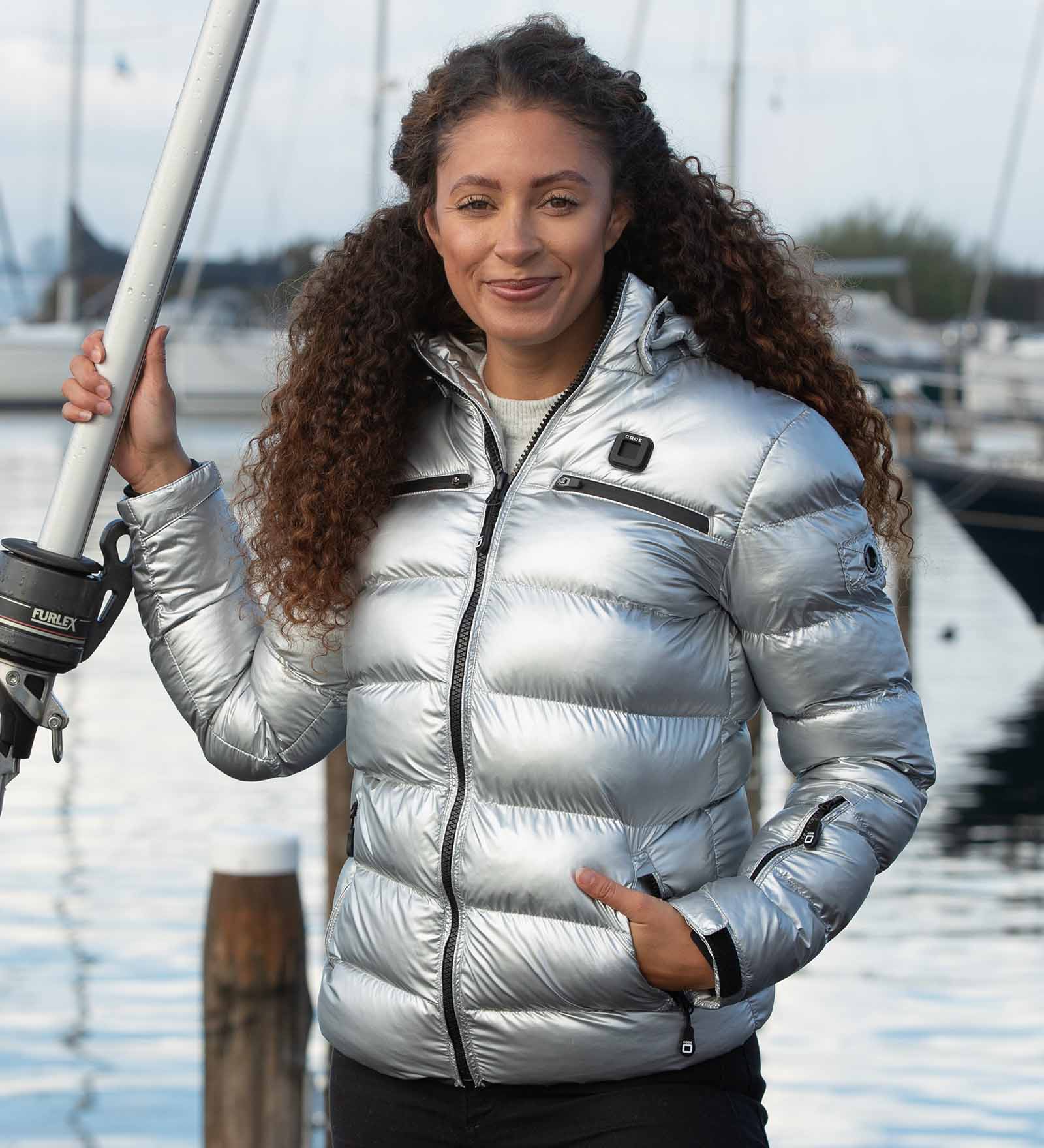 Veste d'hiver Gris pour Femmes 