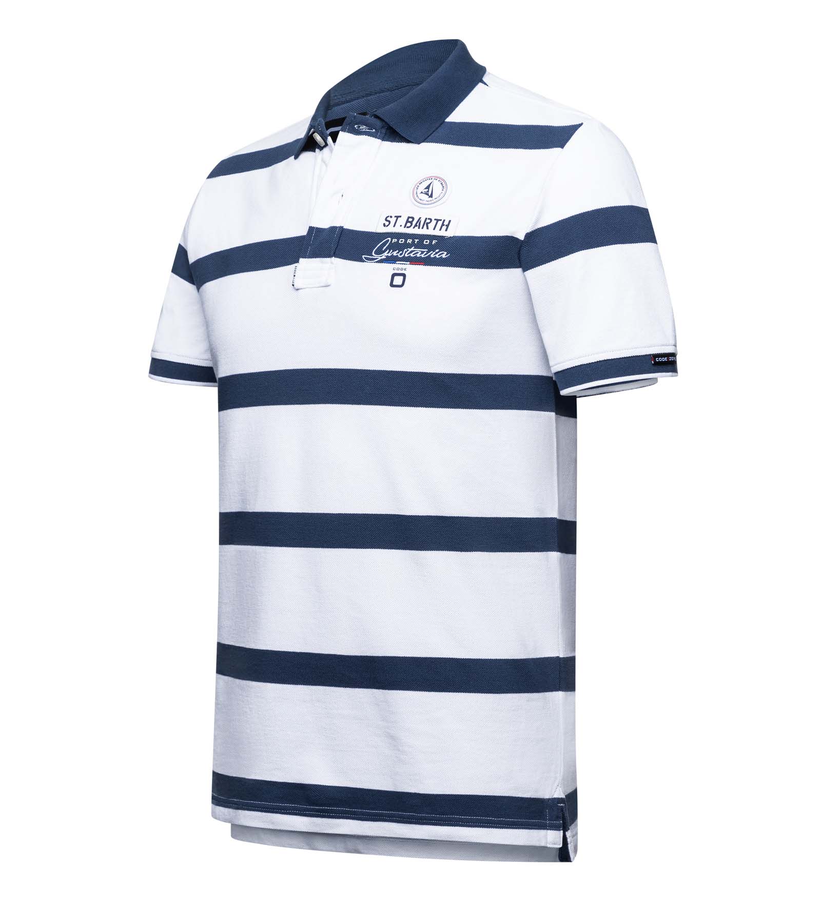 Polo Heren Port de Gustavia St. Barth Polo Shirt white