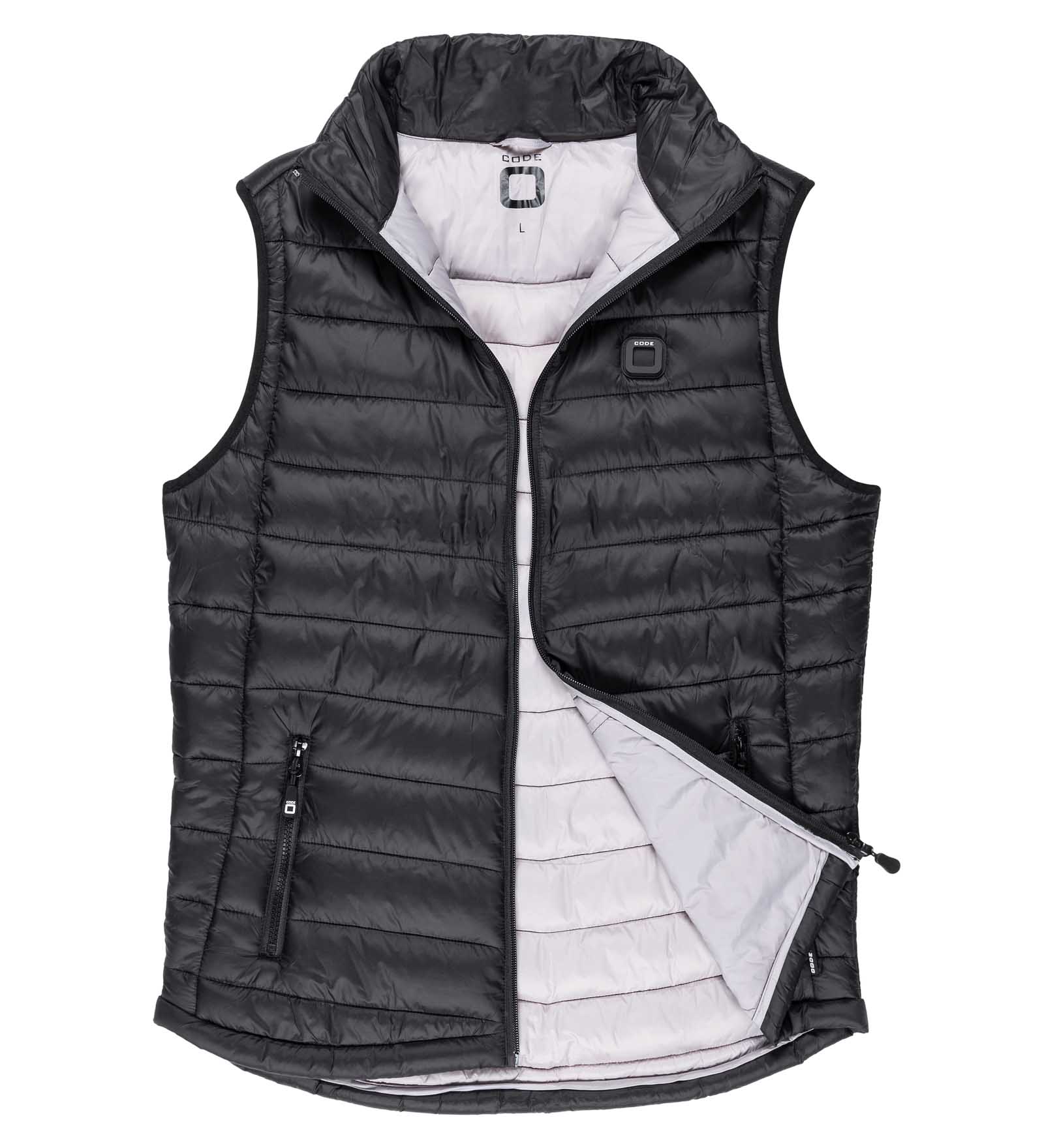 Bodywarmer gewatteerd Zwart voor Heren Bodywarmer gewatteerd Zwart voor Heren