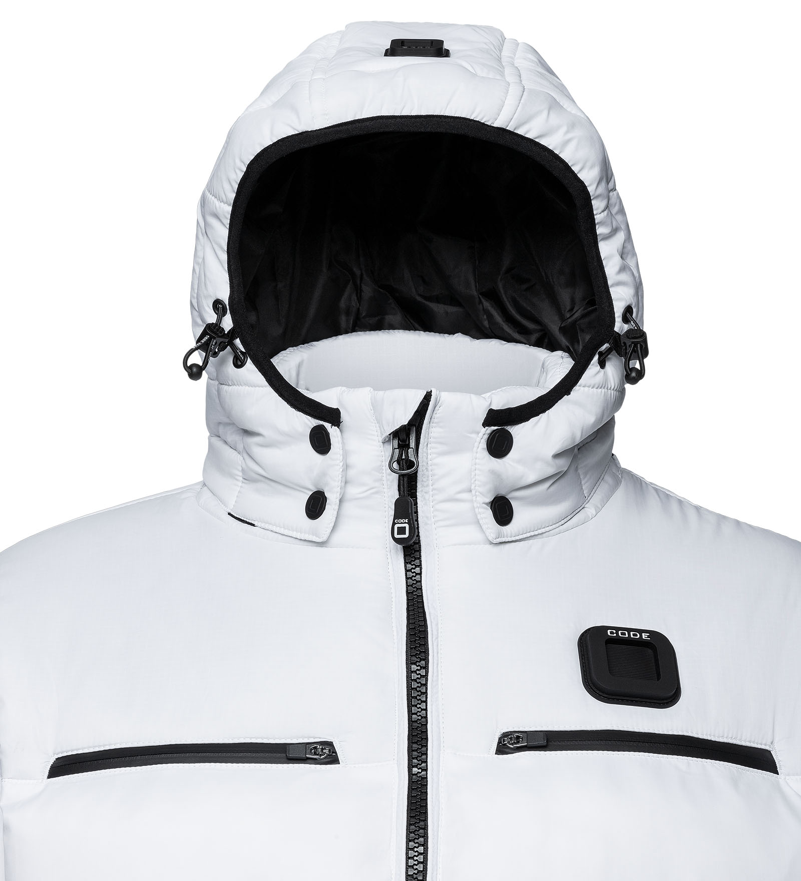 Chaqueta de invierno Blanco para Hombre 