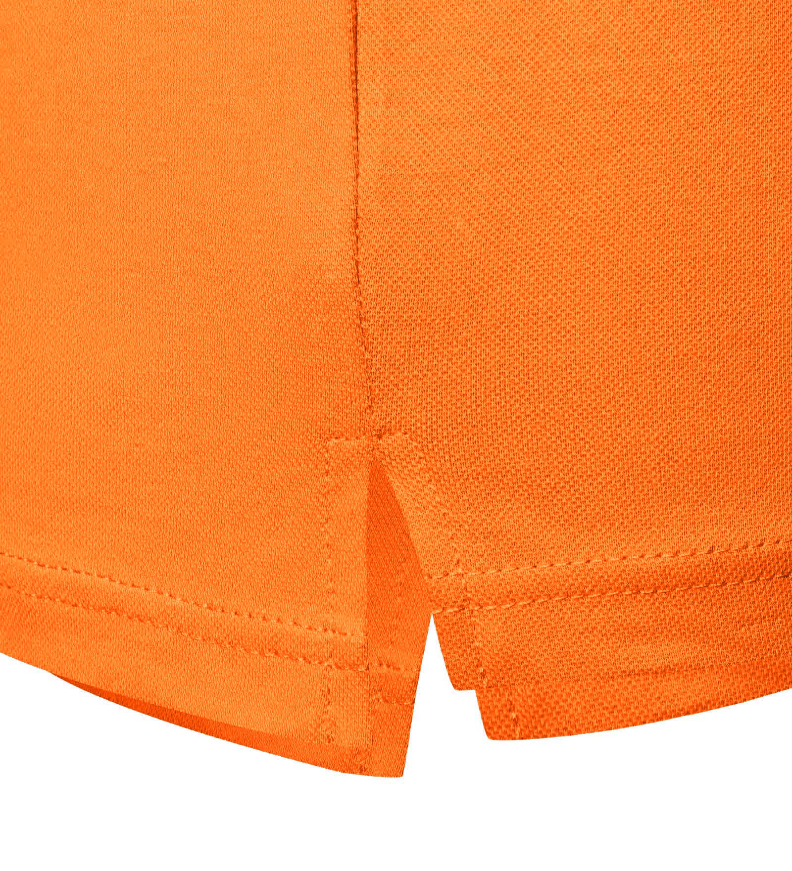 Polo in cotone elasticizzato Arancione da Uomo 