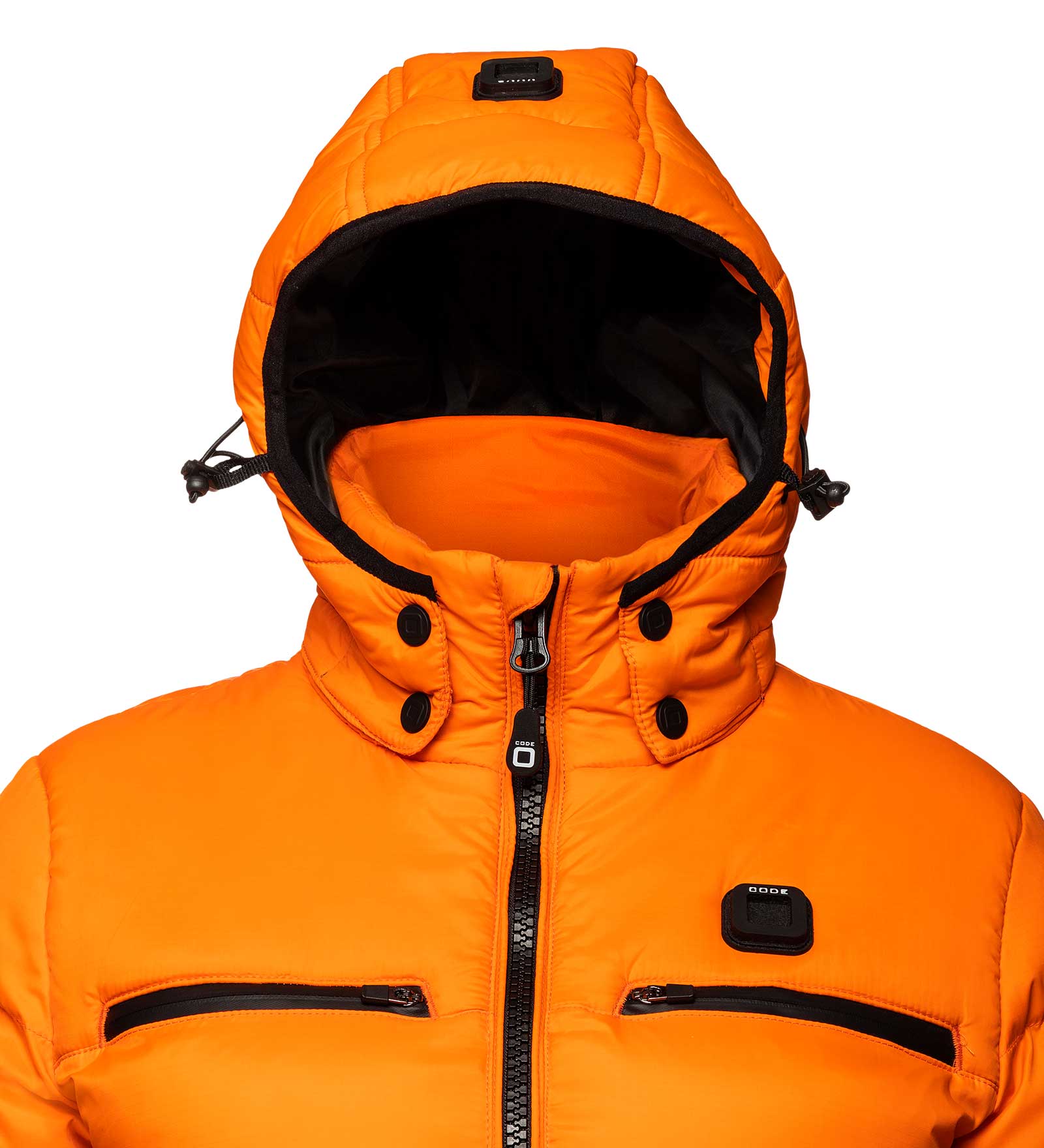 Veste d'hiver Orange pour Femmes 