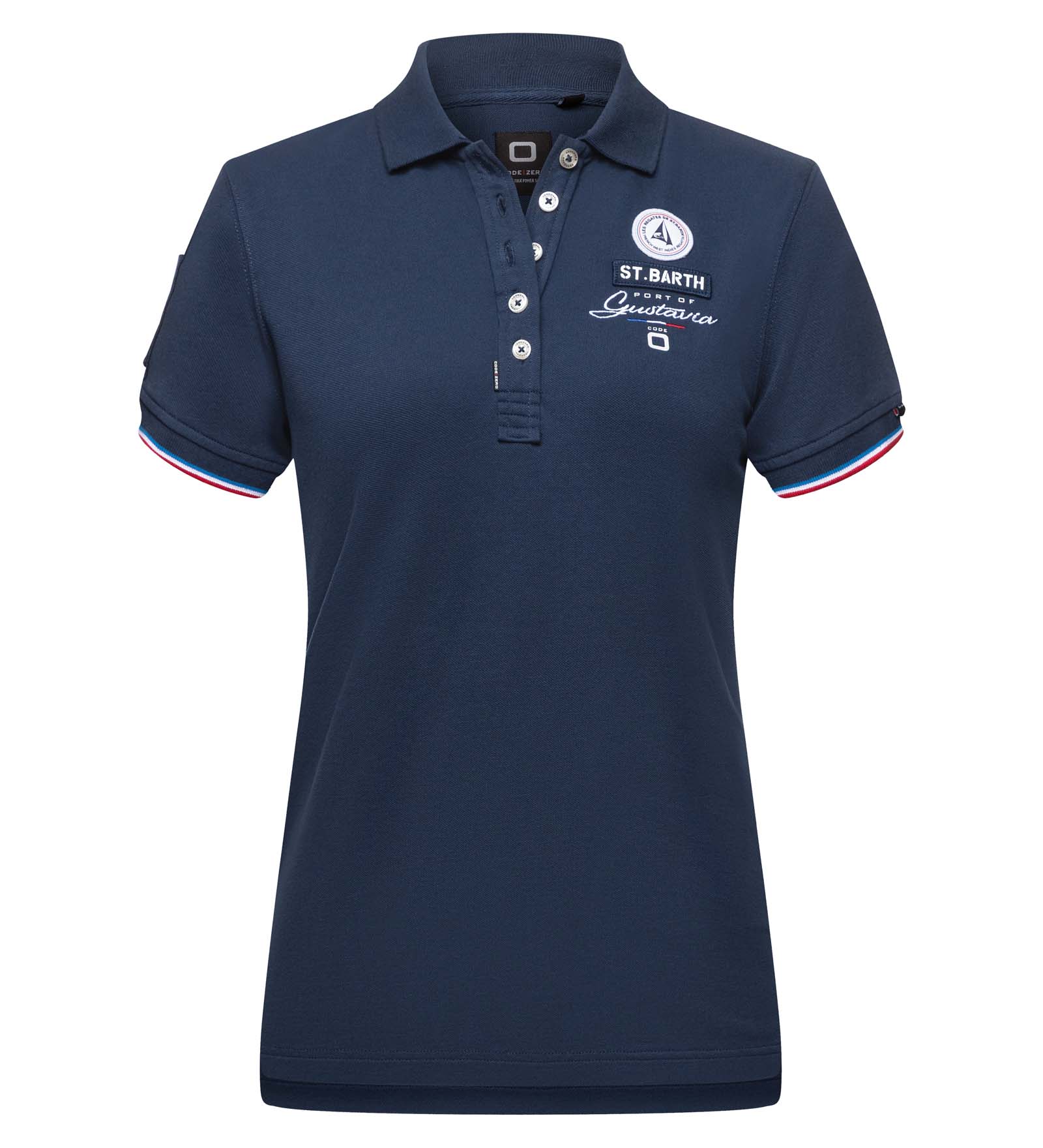 Polo Shirt Women Port de Gustavia St. Barth Polo Shirt Women navy