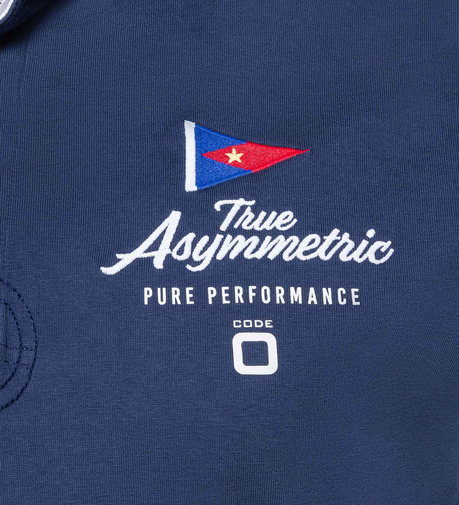 Rugby-Poloshirt Navy für Herren 