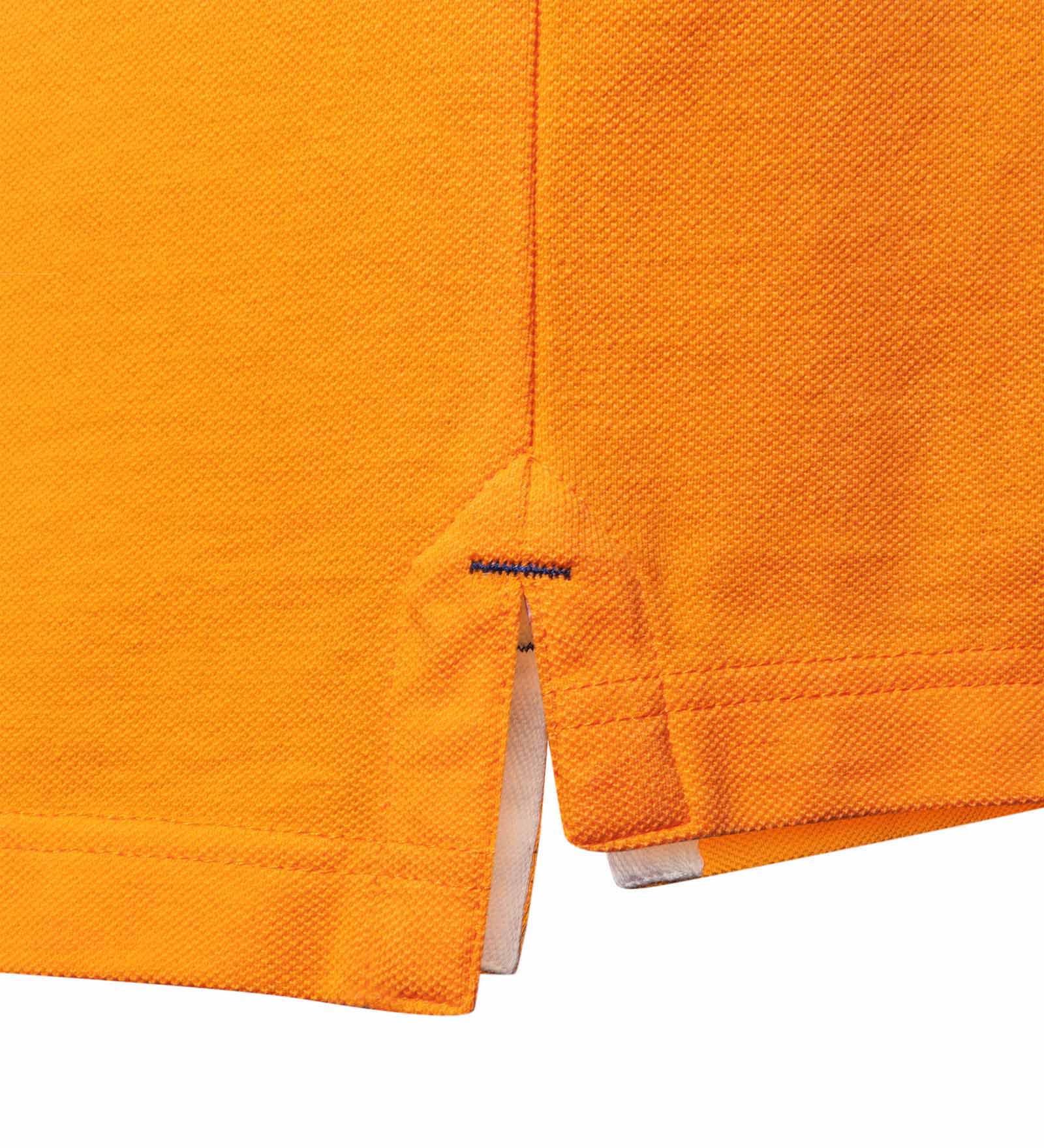 Baumwoll-Poloshirt Orange für Herren 