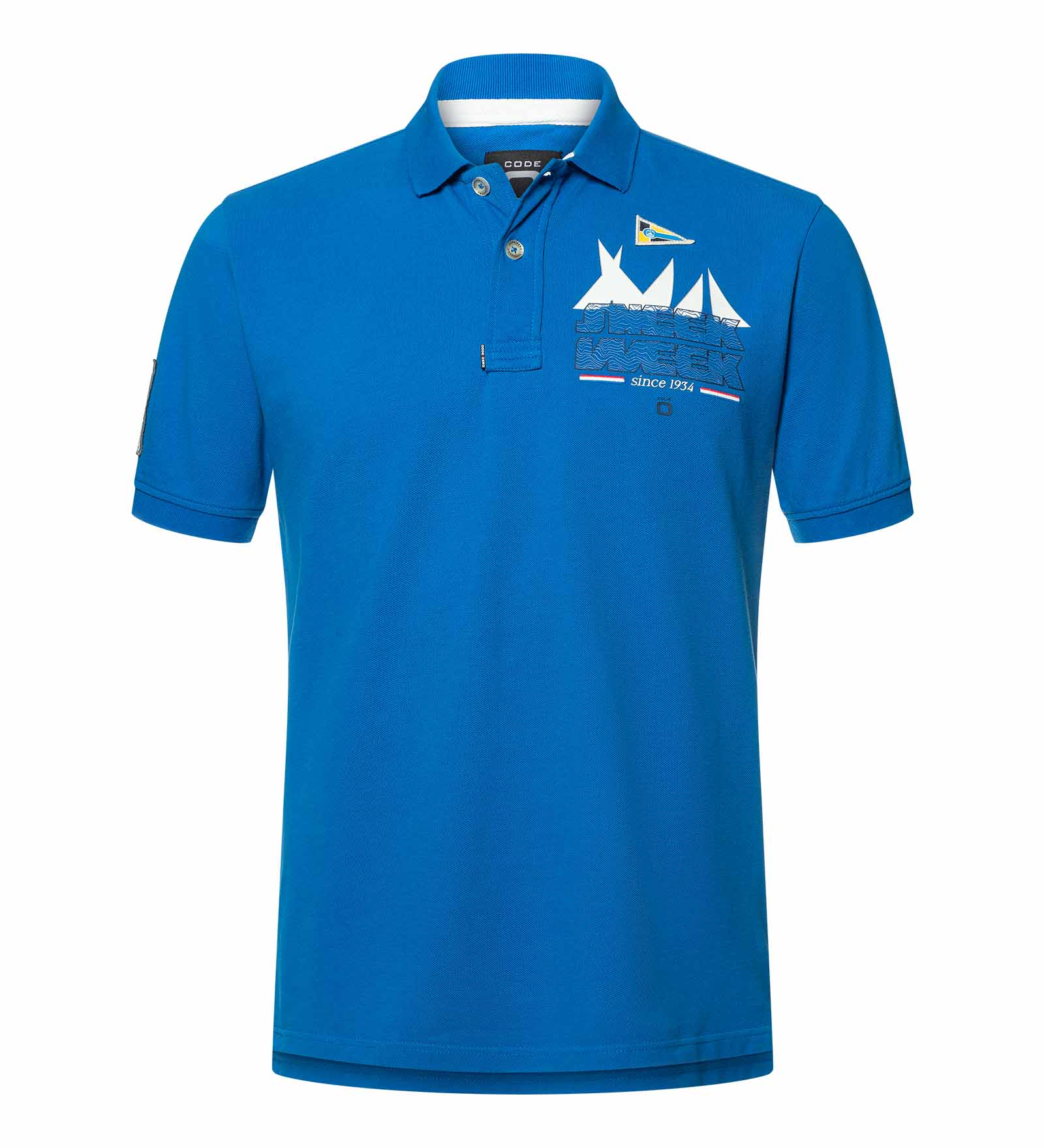 Polo de algodón Azul para Hombre 