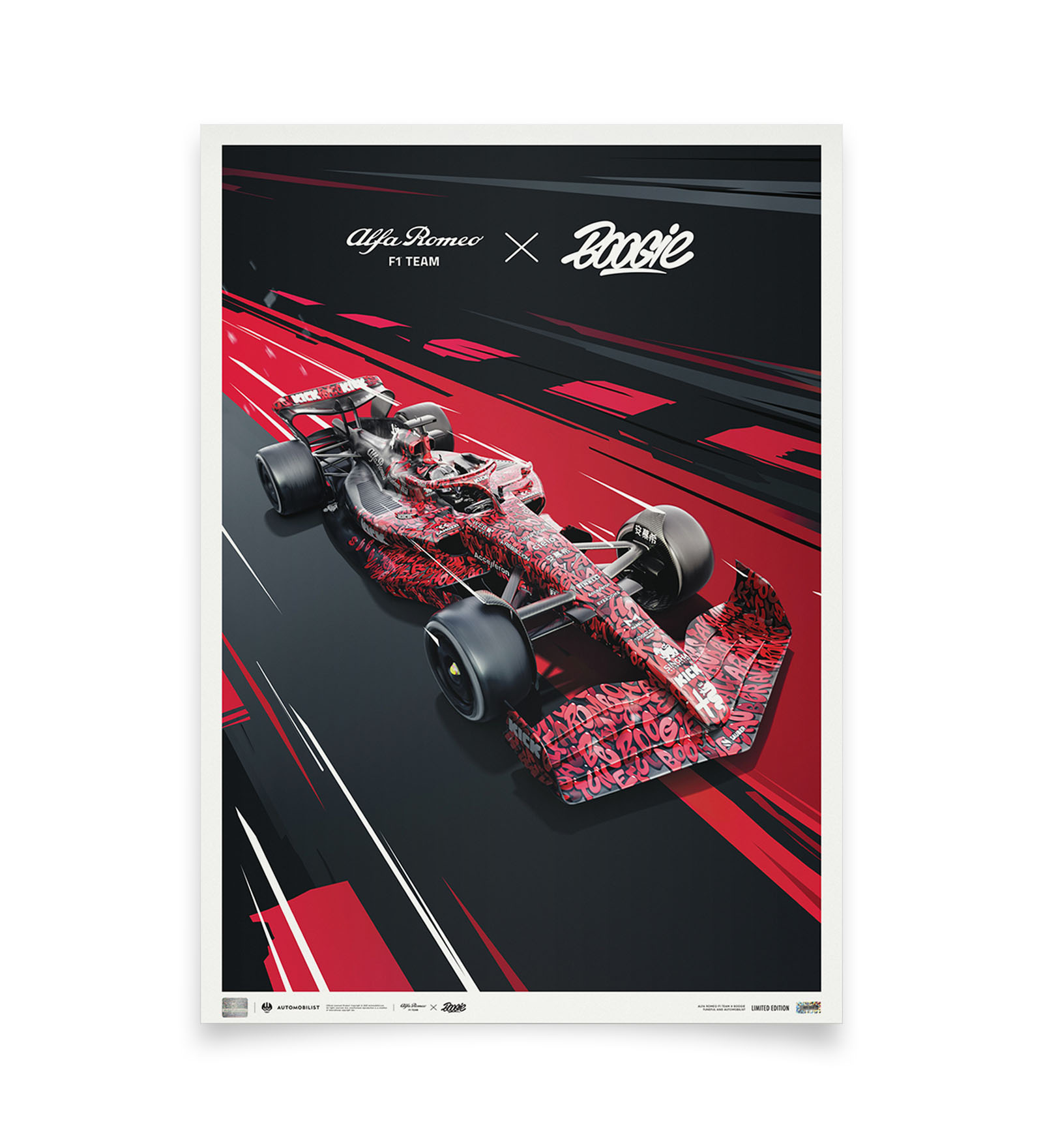 Poster Dutch Grand Prix Art Car BOOGIE