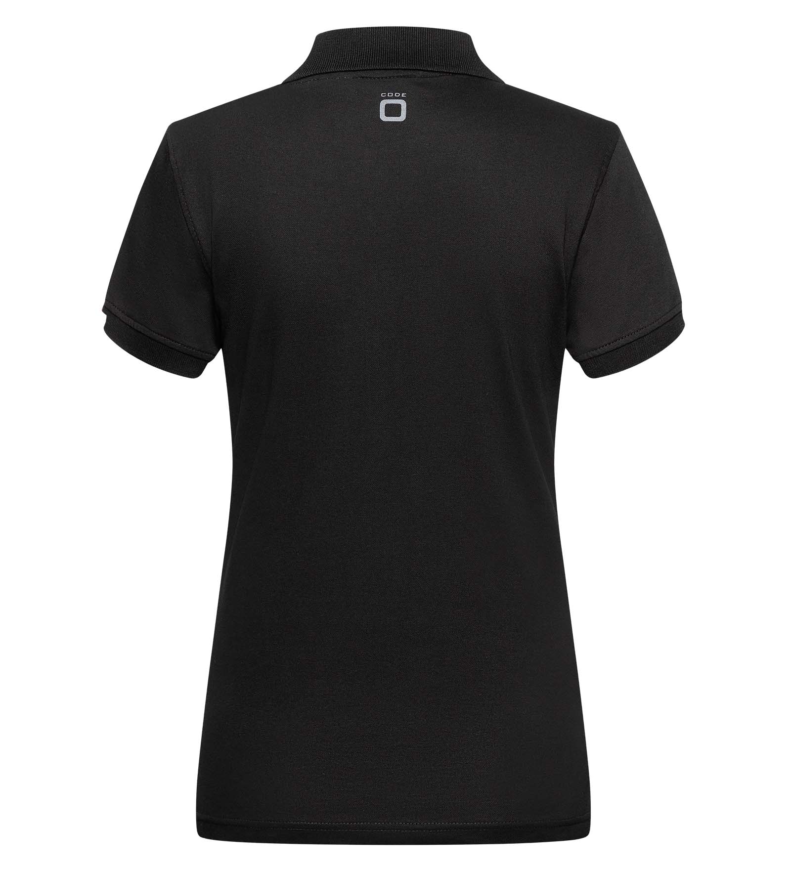 Cotton Polo Shirt Black for Women 