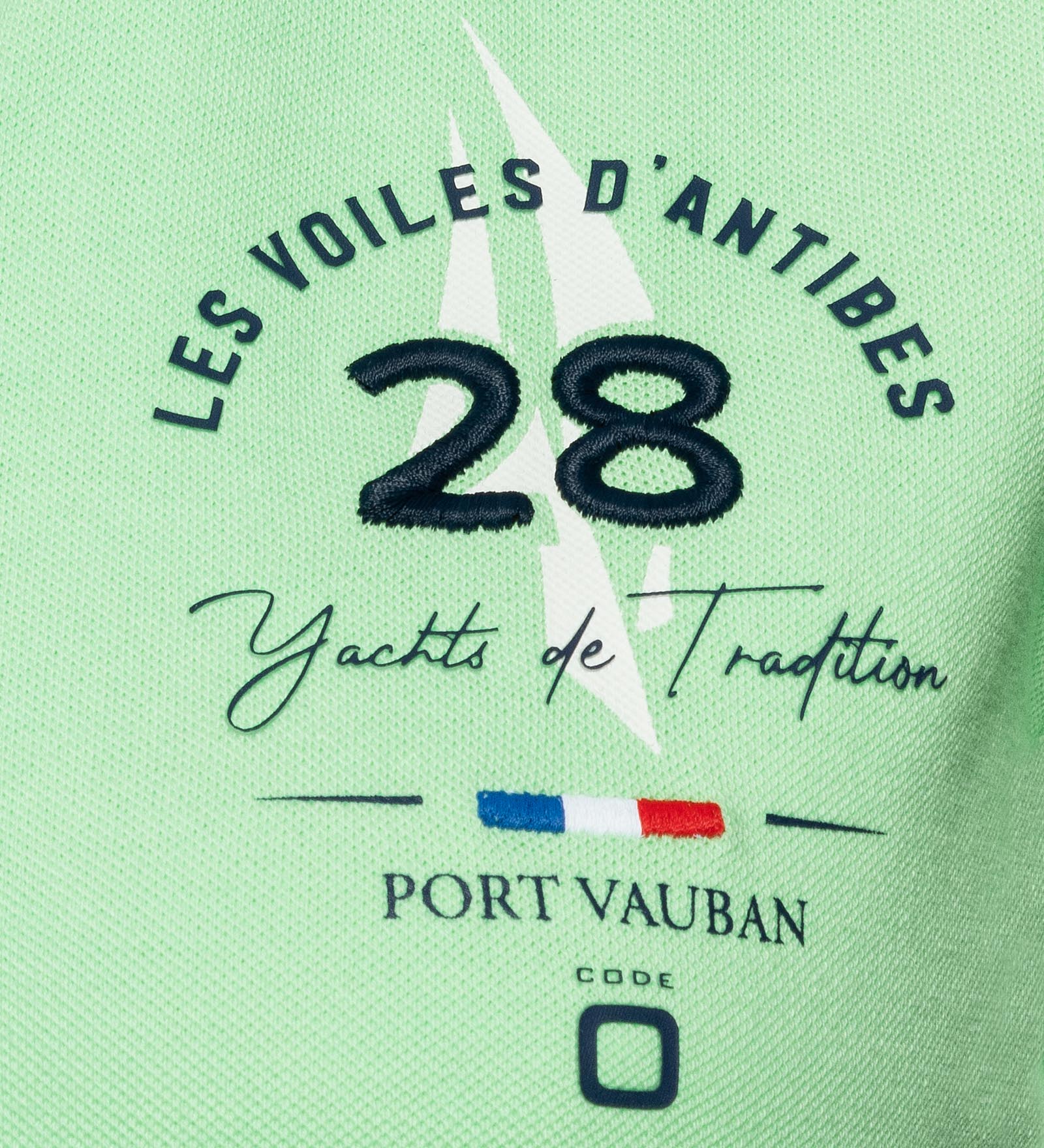 Polo stretch Vert pour Femmes 