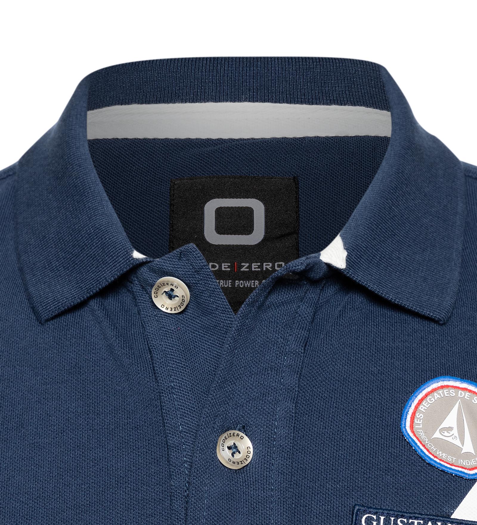 Baumwoll-Poloshirt Navy für Herren 