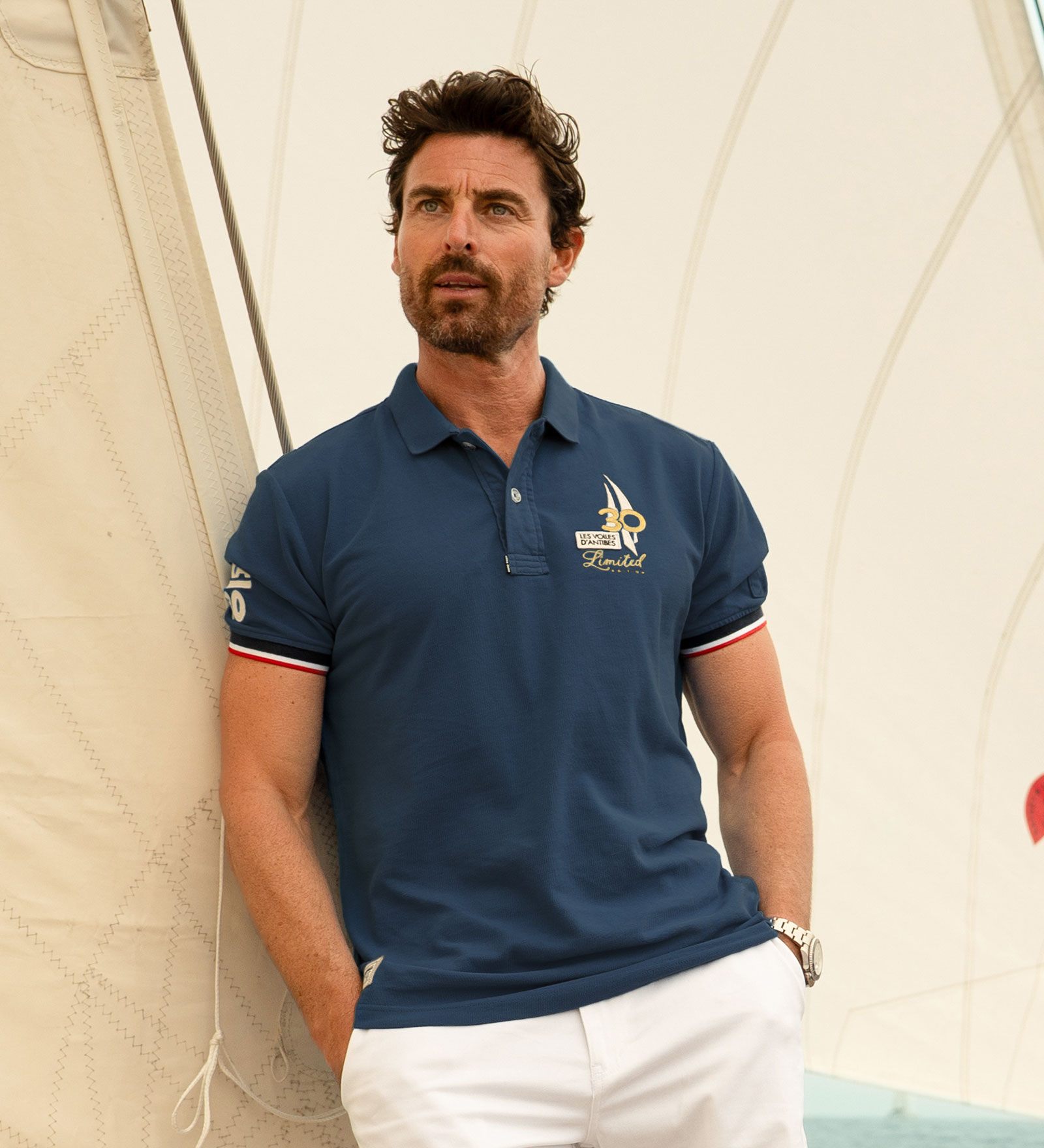 Cotton Polo Shirt Navy Blue for Men Cotton Polo Shirt Navy Blue for Men