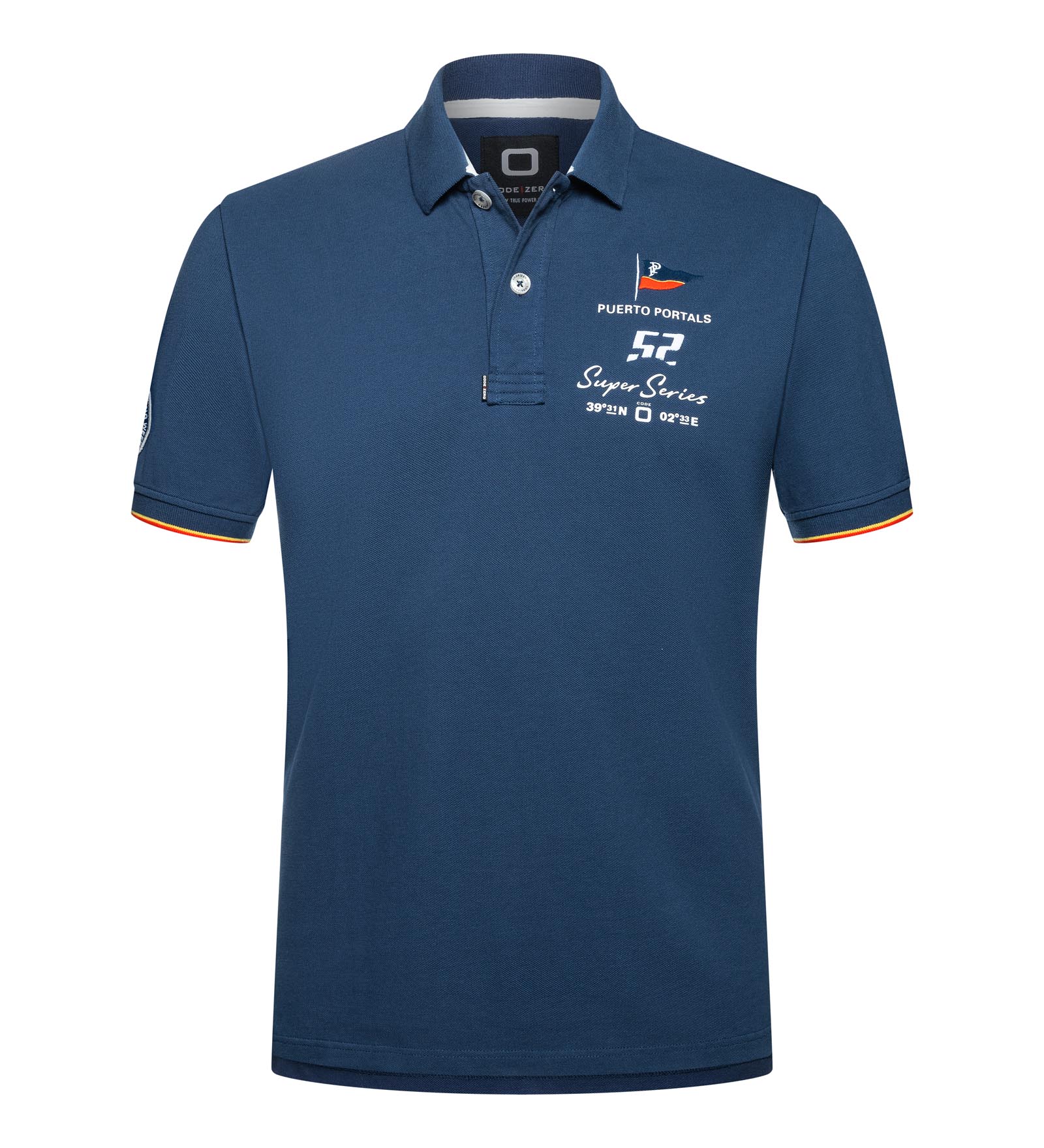 Polo de algodón Azul marino para Hombre 