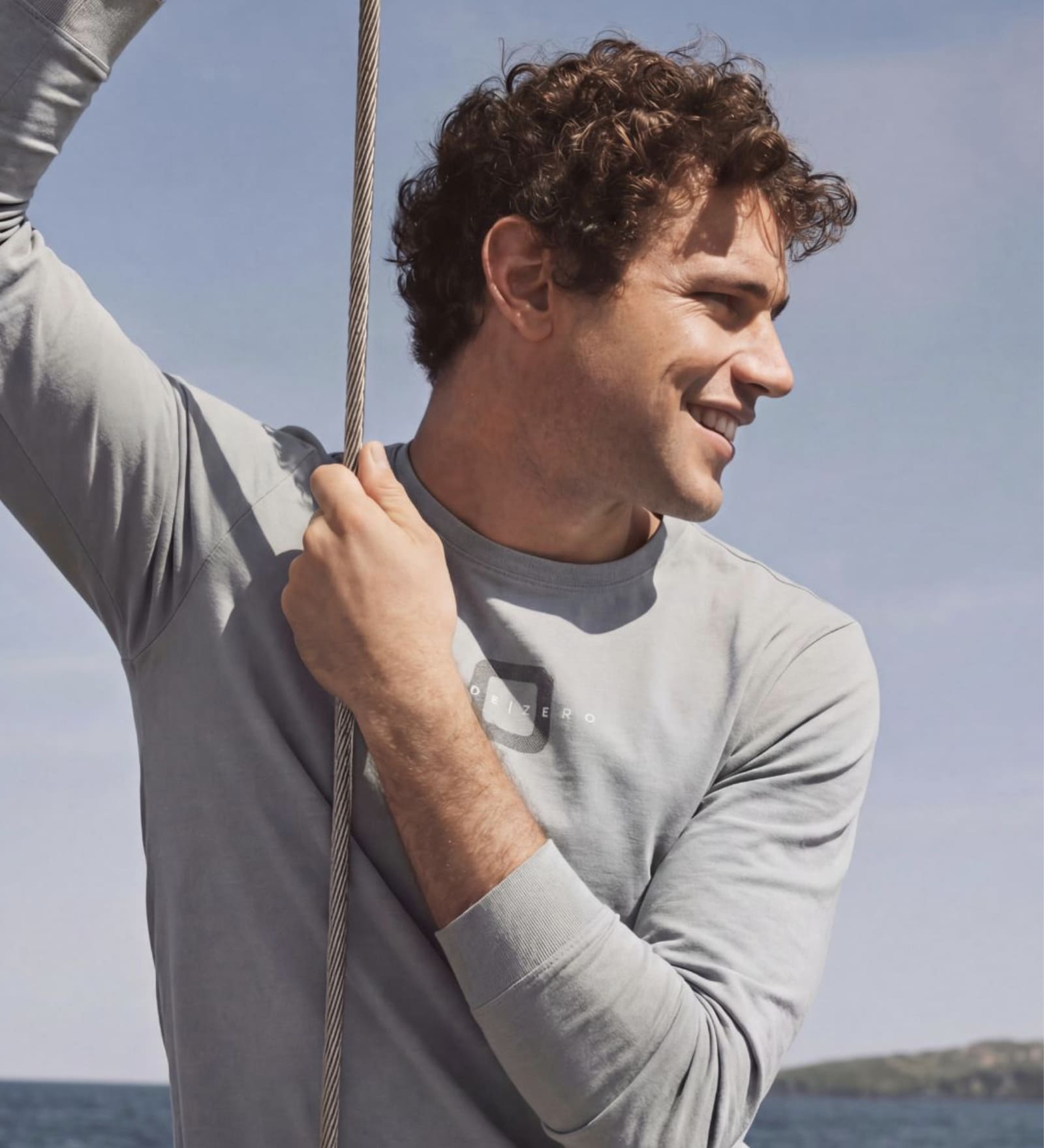 Long-Sleeve T-Shirt Grey for Men