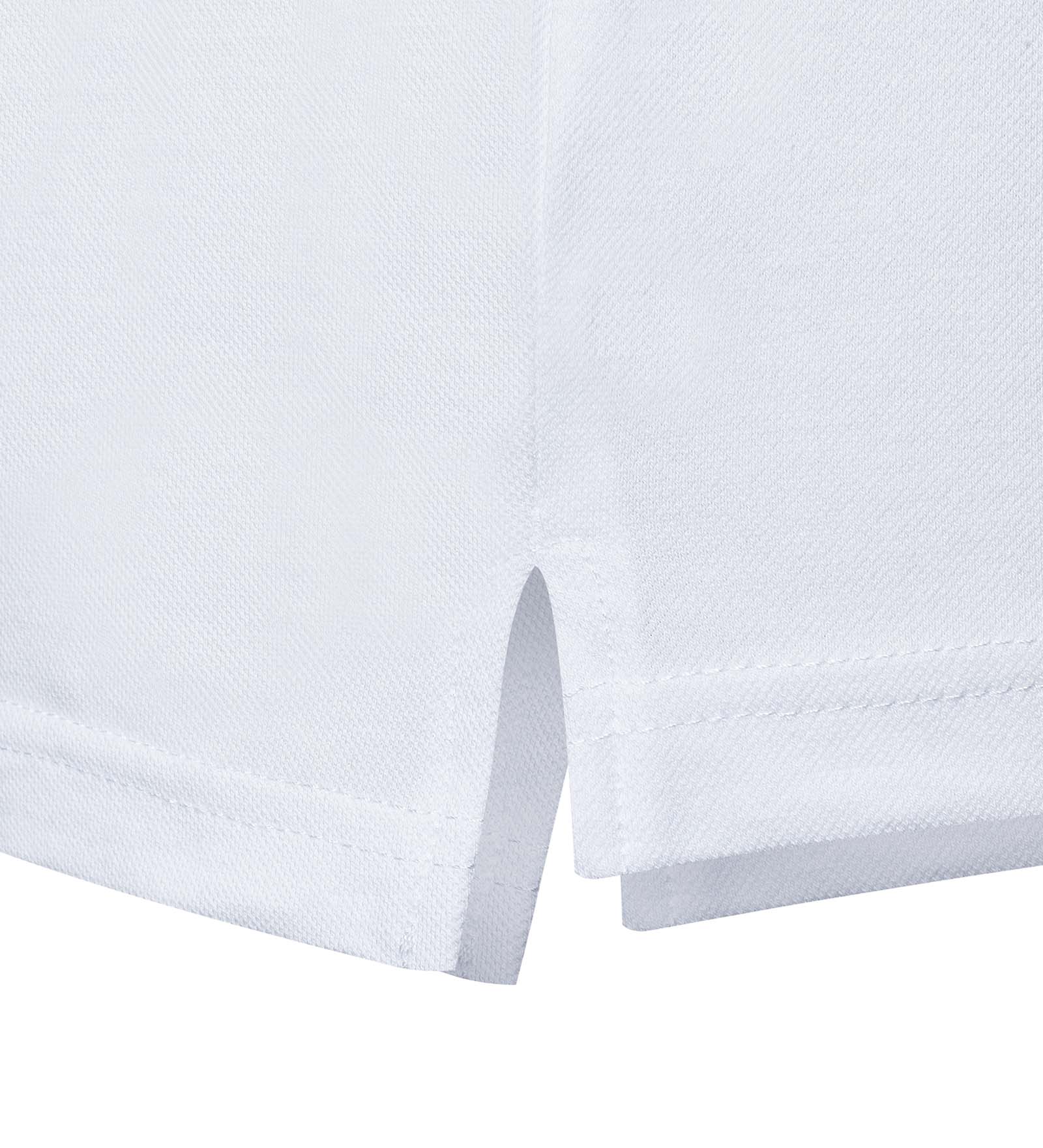 Polo coton Blanc pour Hommes 