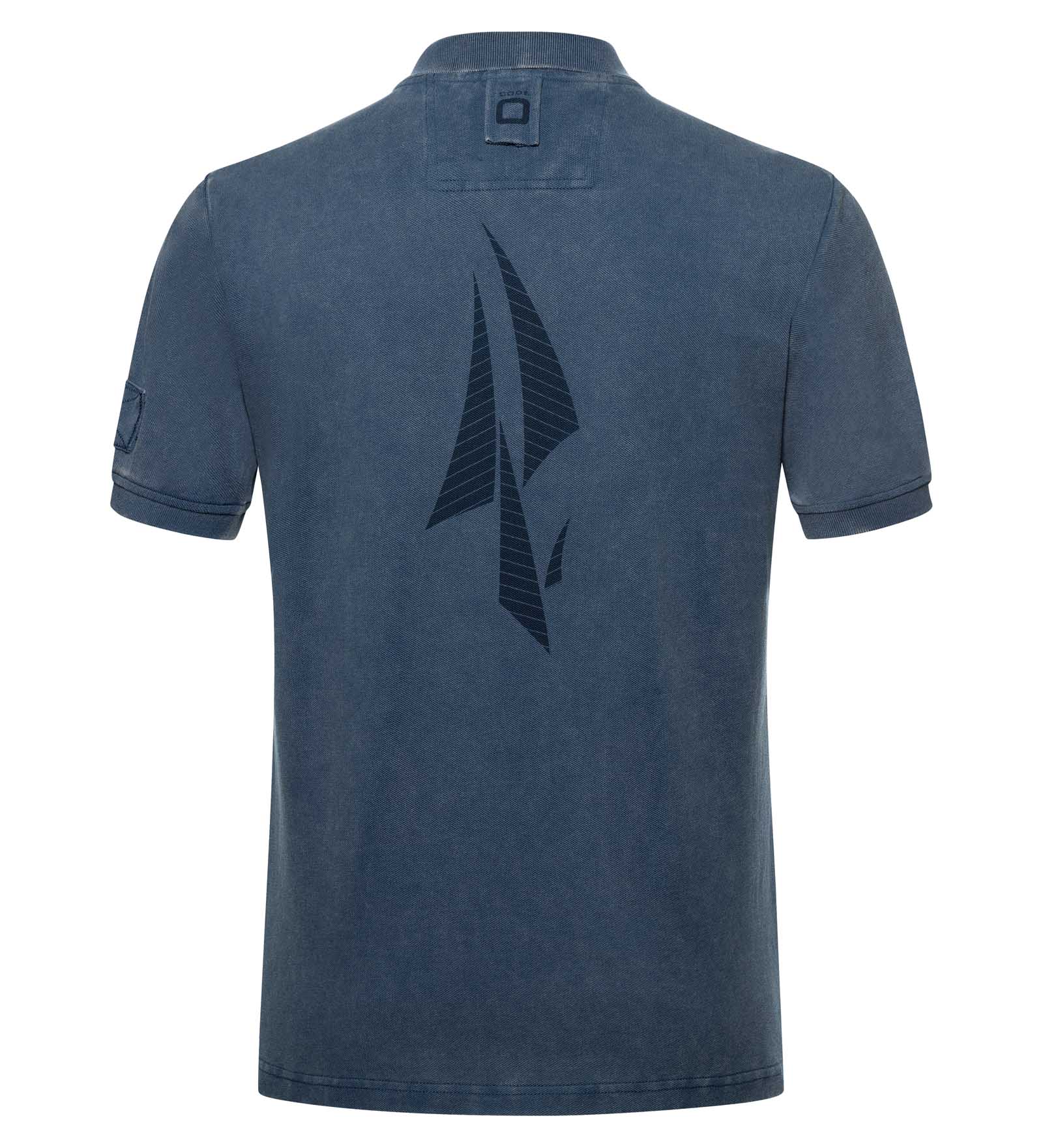Baumwollpolo Navy für Herren 