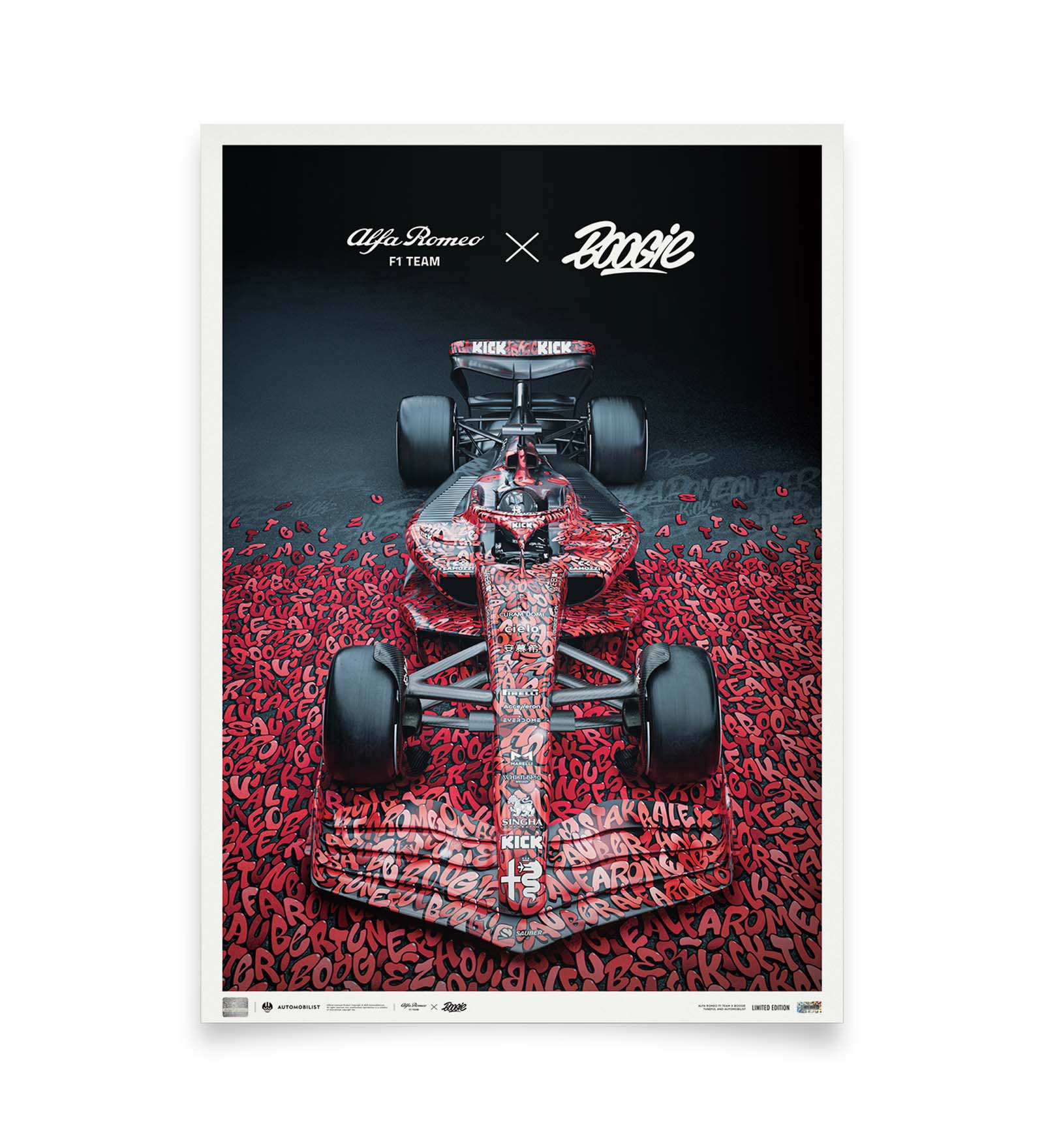 Poster Camouflage Art Car BOOGIE
