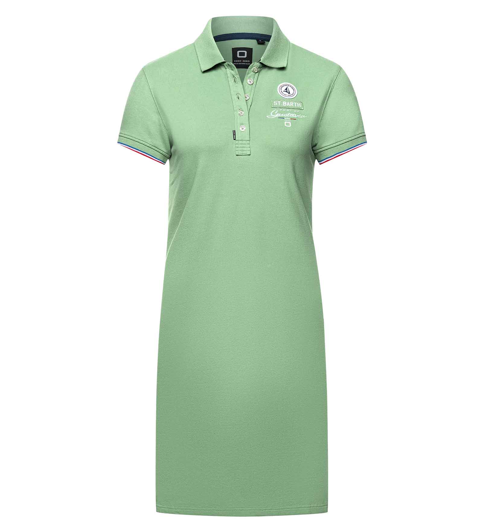 St. Barth Polo Dress Women green