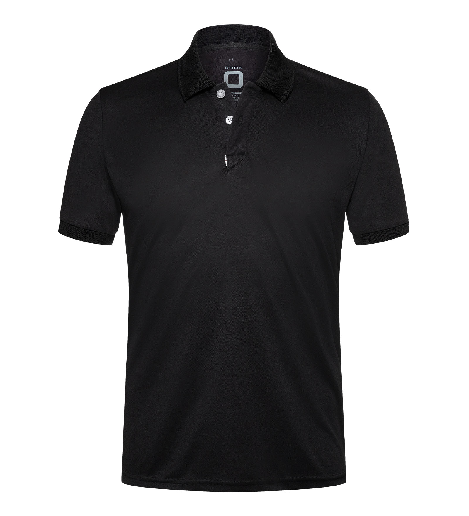 Polo shirt quick-dry black