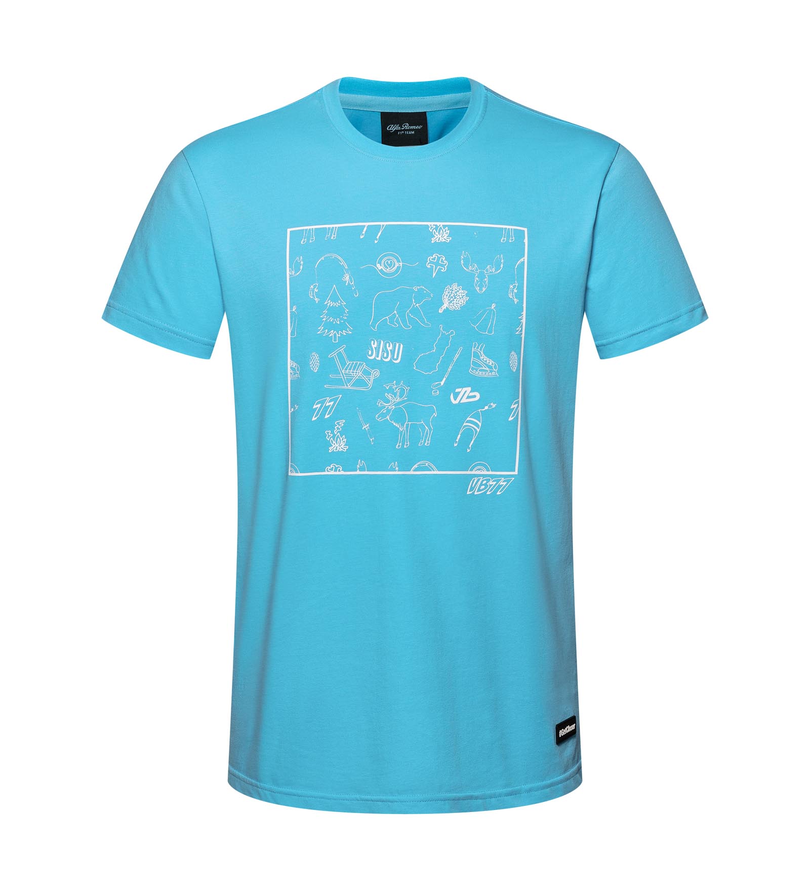 T-Shirt #TeamBottas Blau L Valtteri Bottas